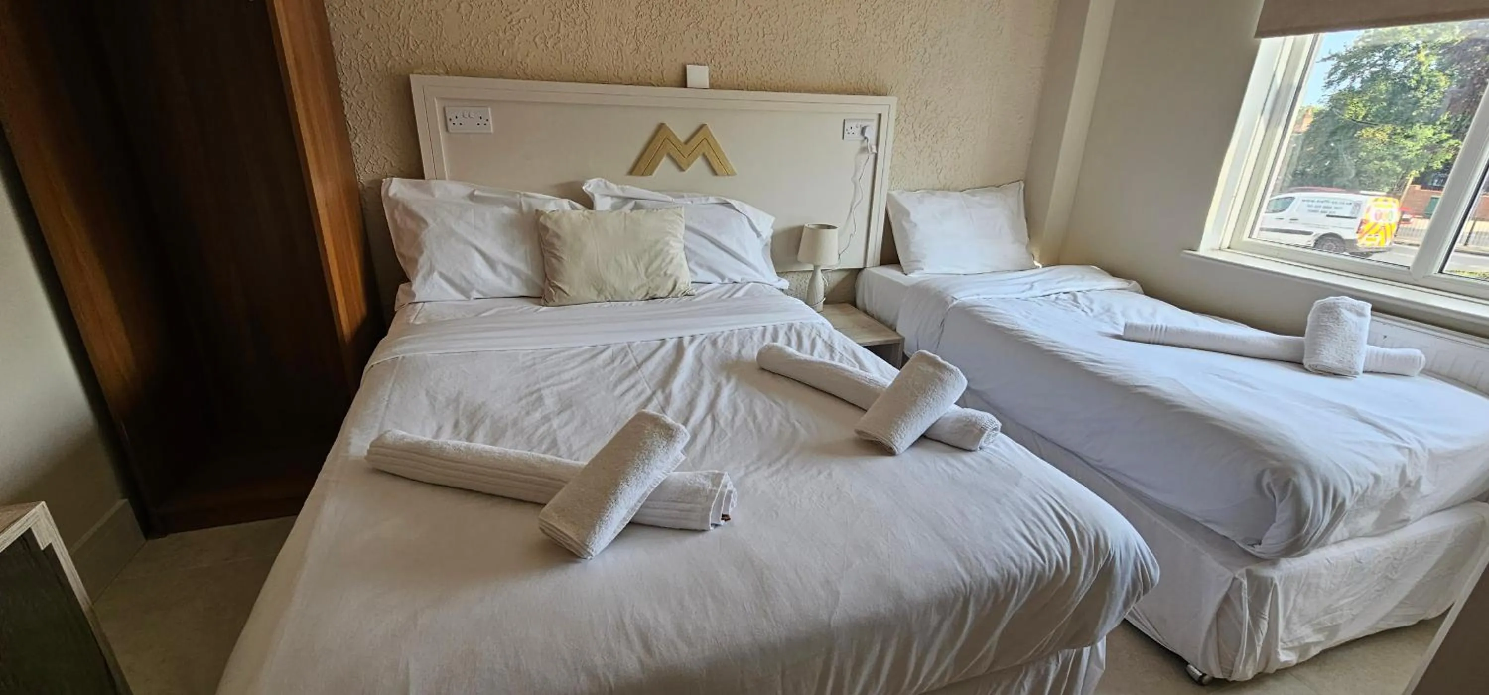 Bed in MSM Arena Hotel