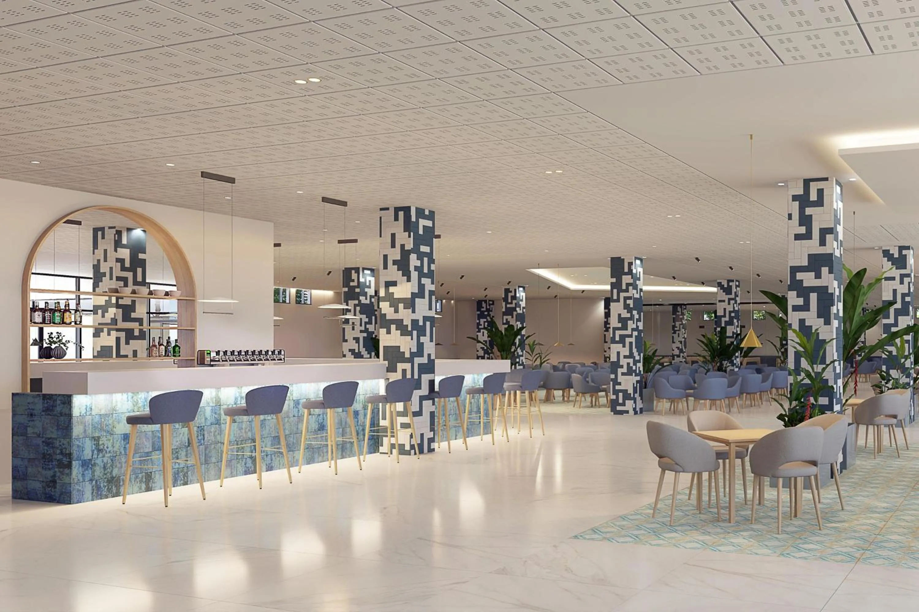 Lounge or bar in Hotel Best Mojácar