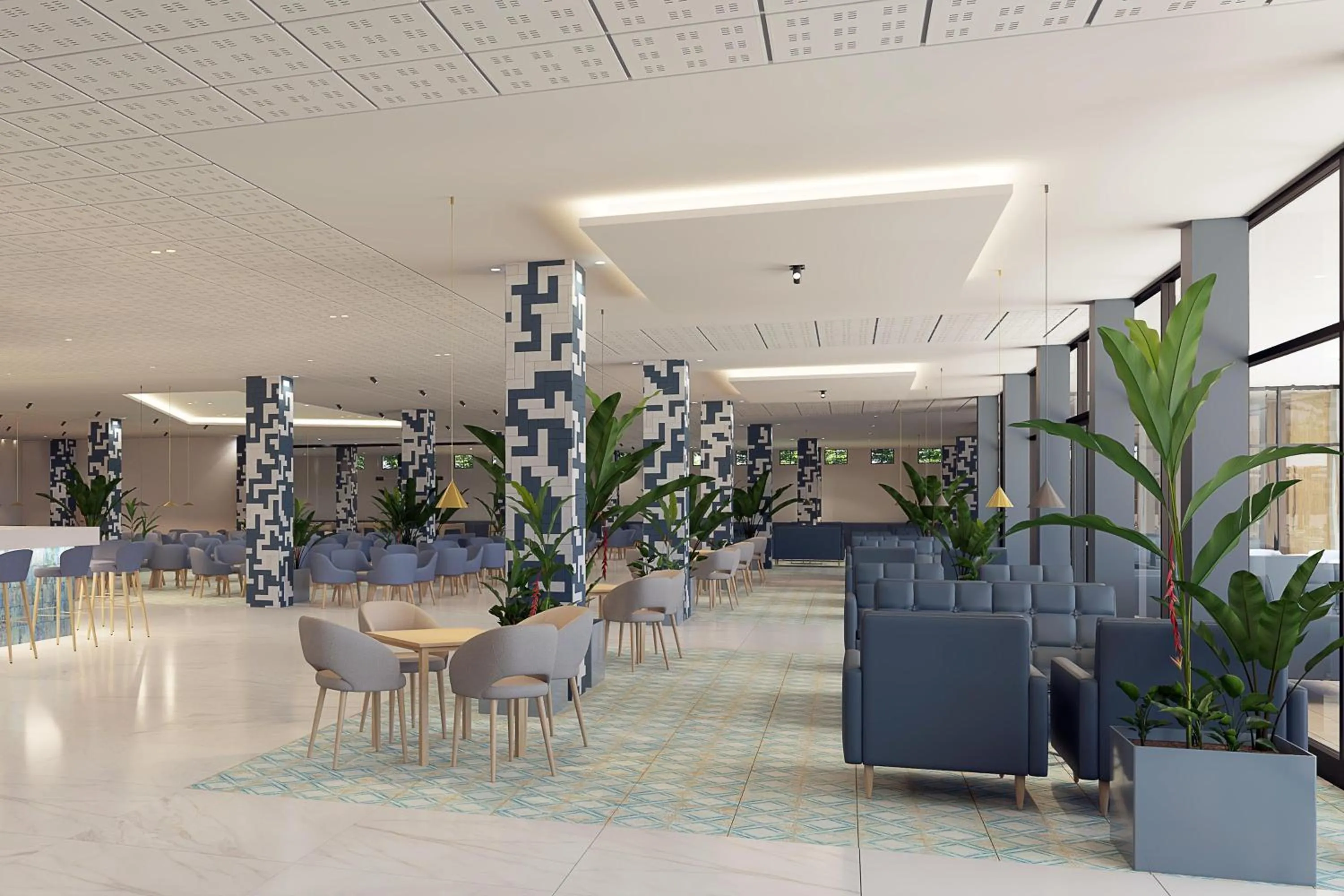 Lounge or bar in Hotel Best Mojácar