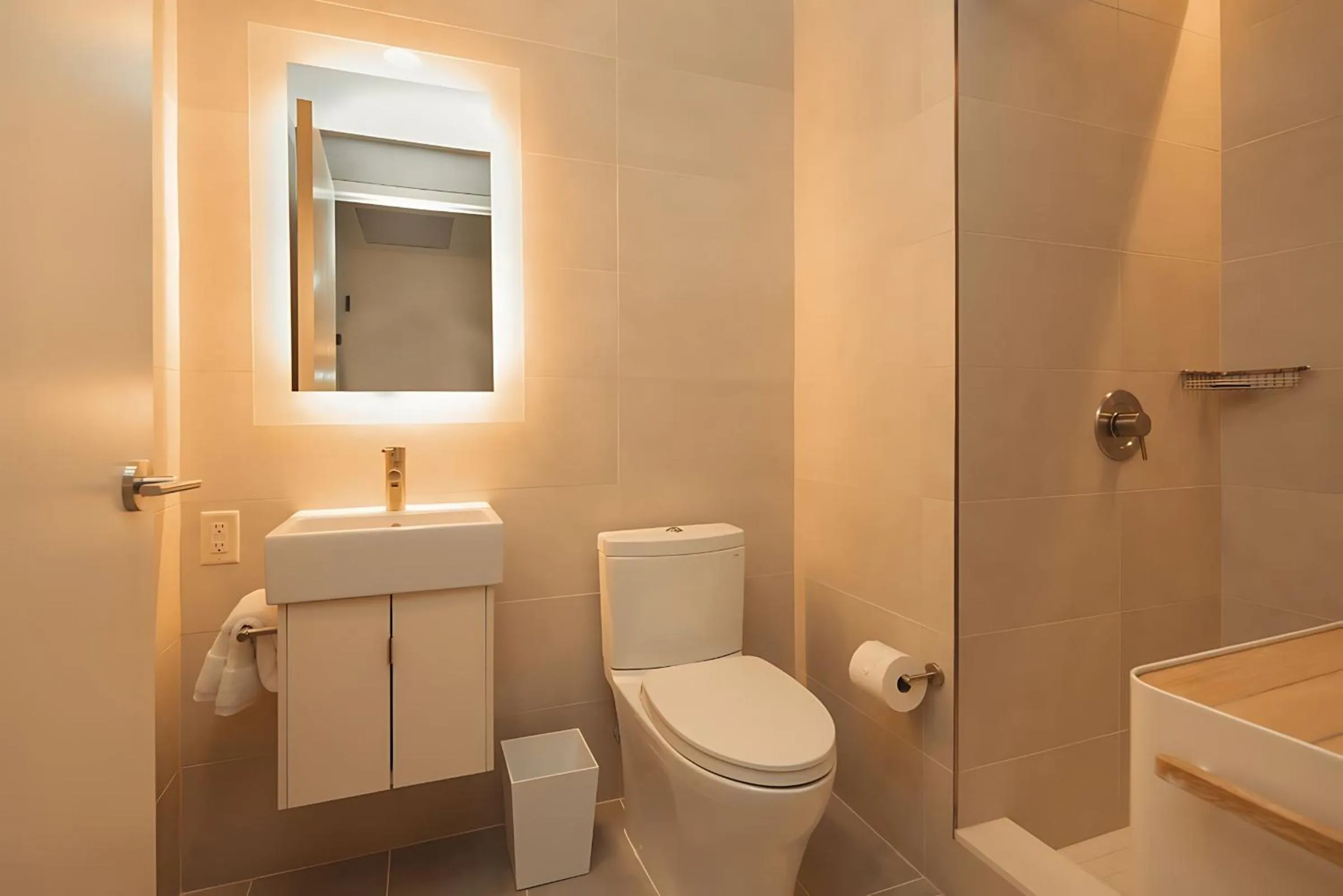 Shower in Scout Living, powered by Placemakr - Midtown