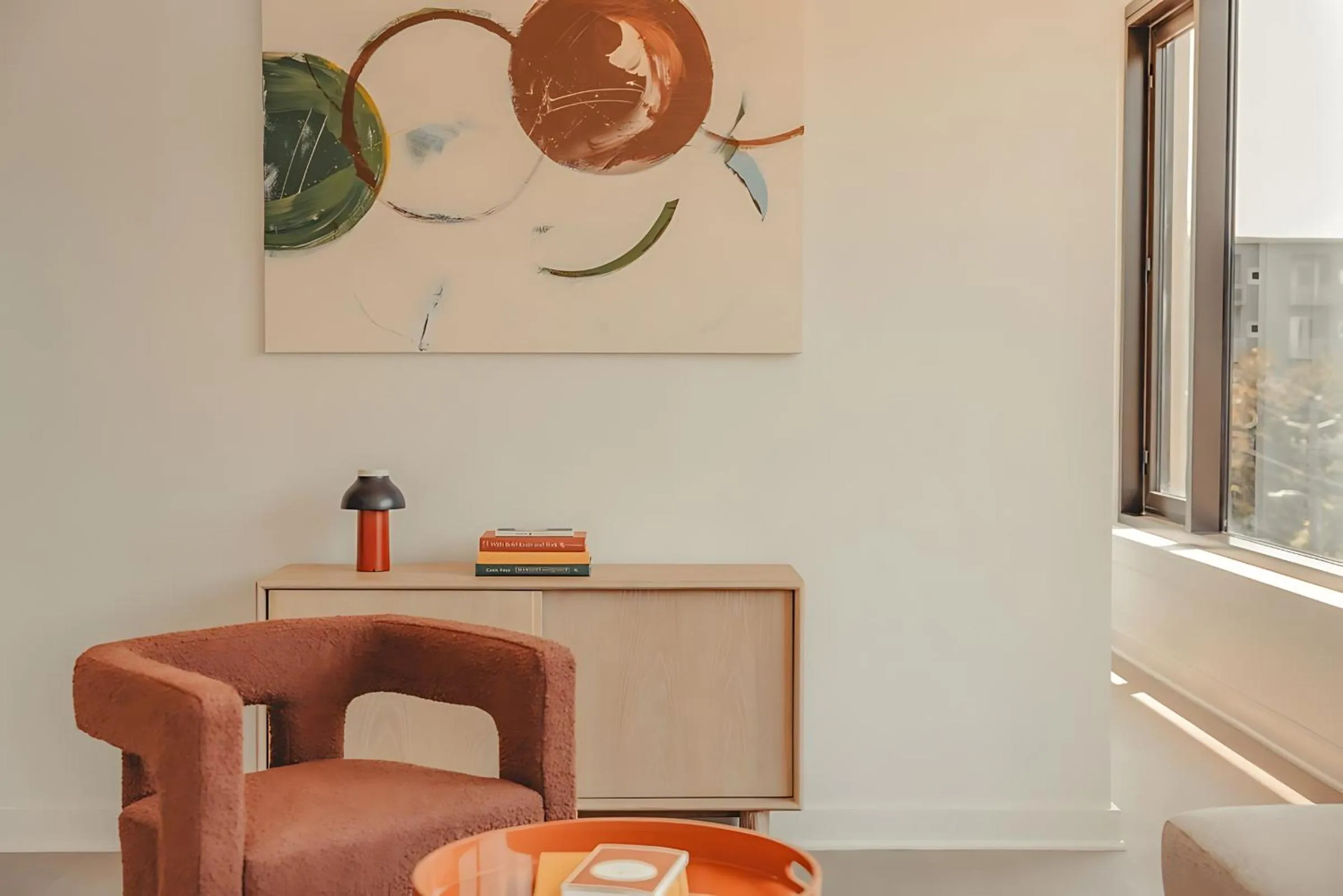 Seating area in Scout Living, powered by Placemakr - Midtown