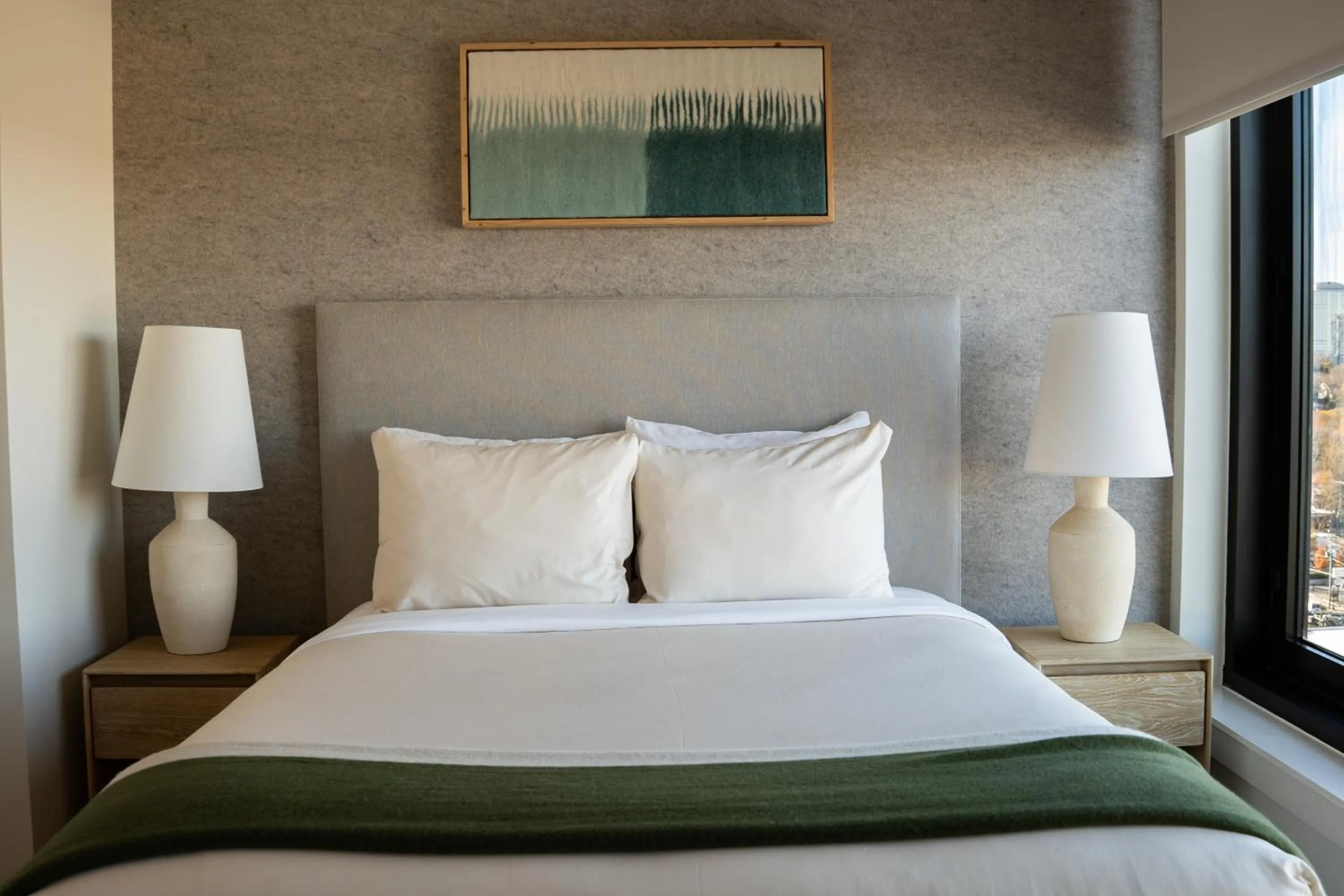 Bedroom, Bed in Scout Living, powered by Placemakr - Midtown