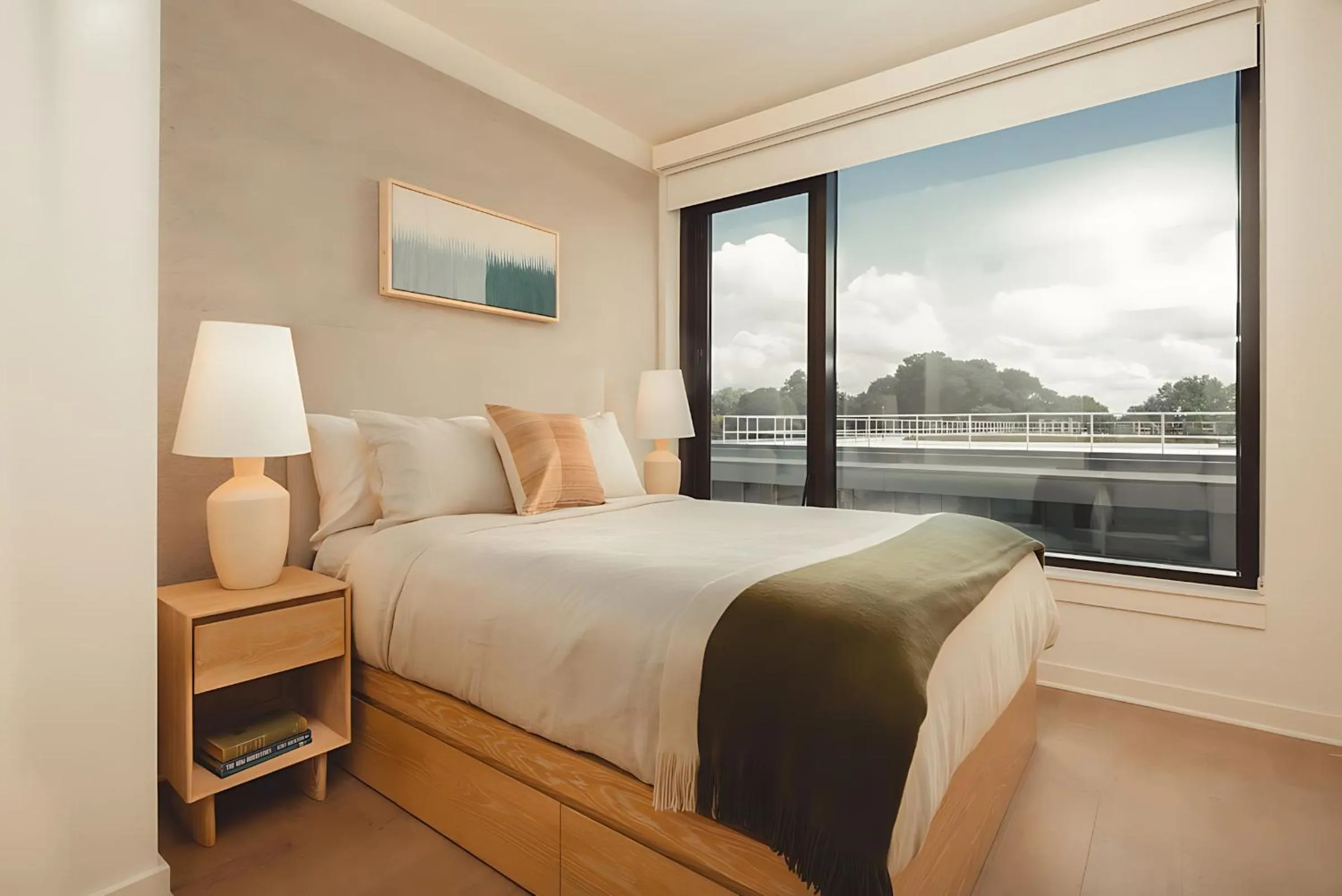 Bedroom, Bed in Scout Living, powered by Placemakr - Midtown