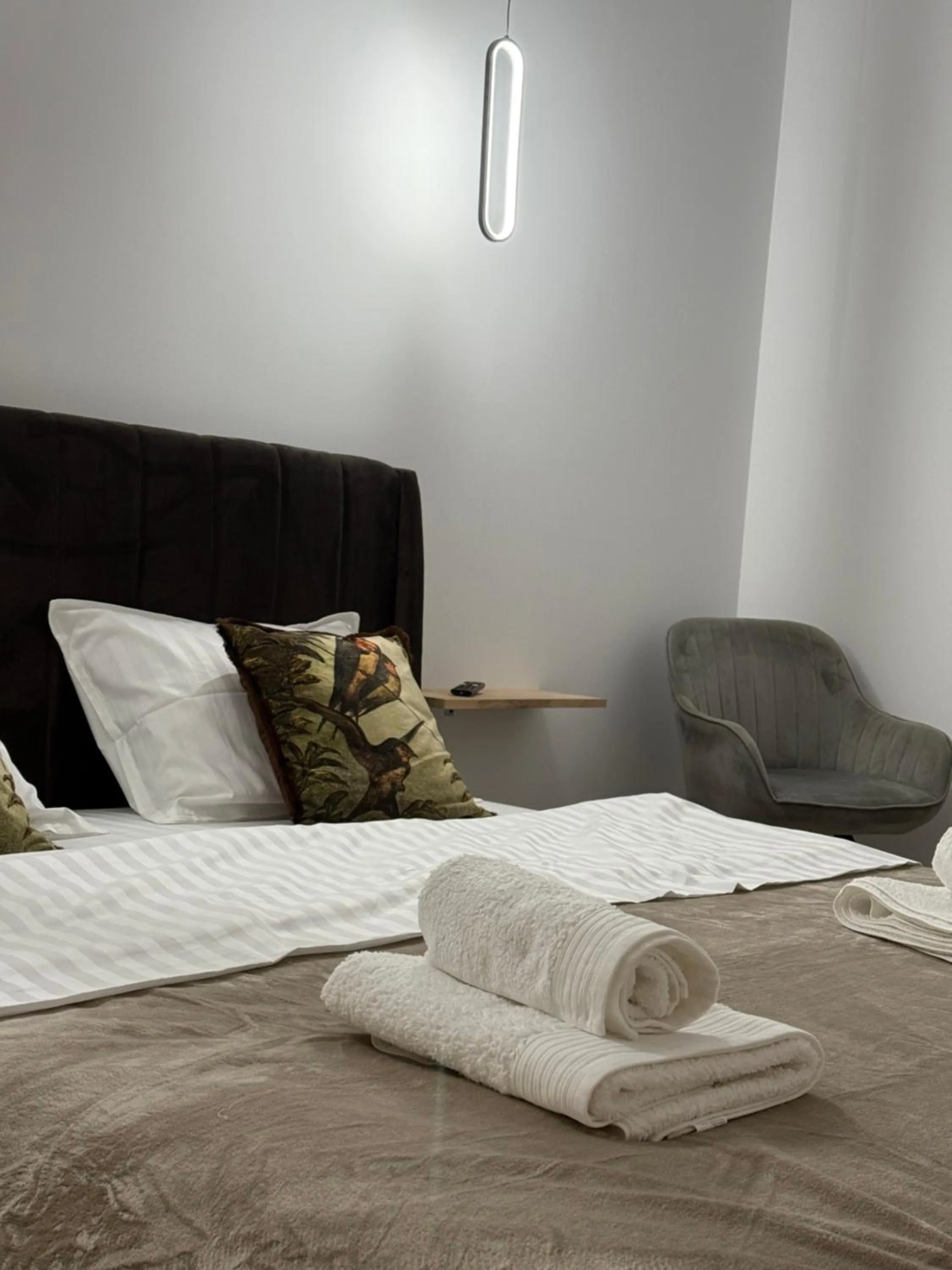 Bed in Muha ApartHotel