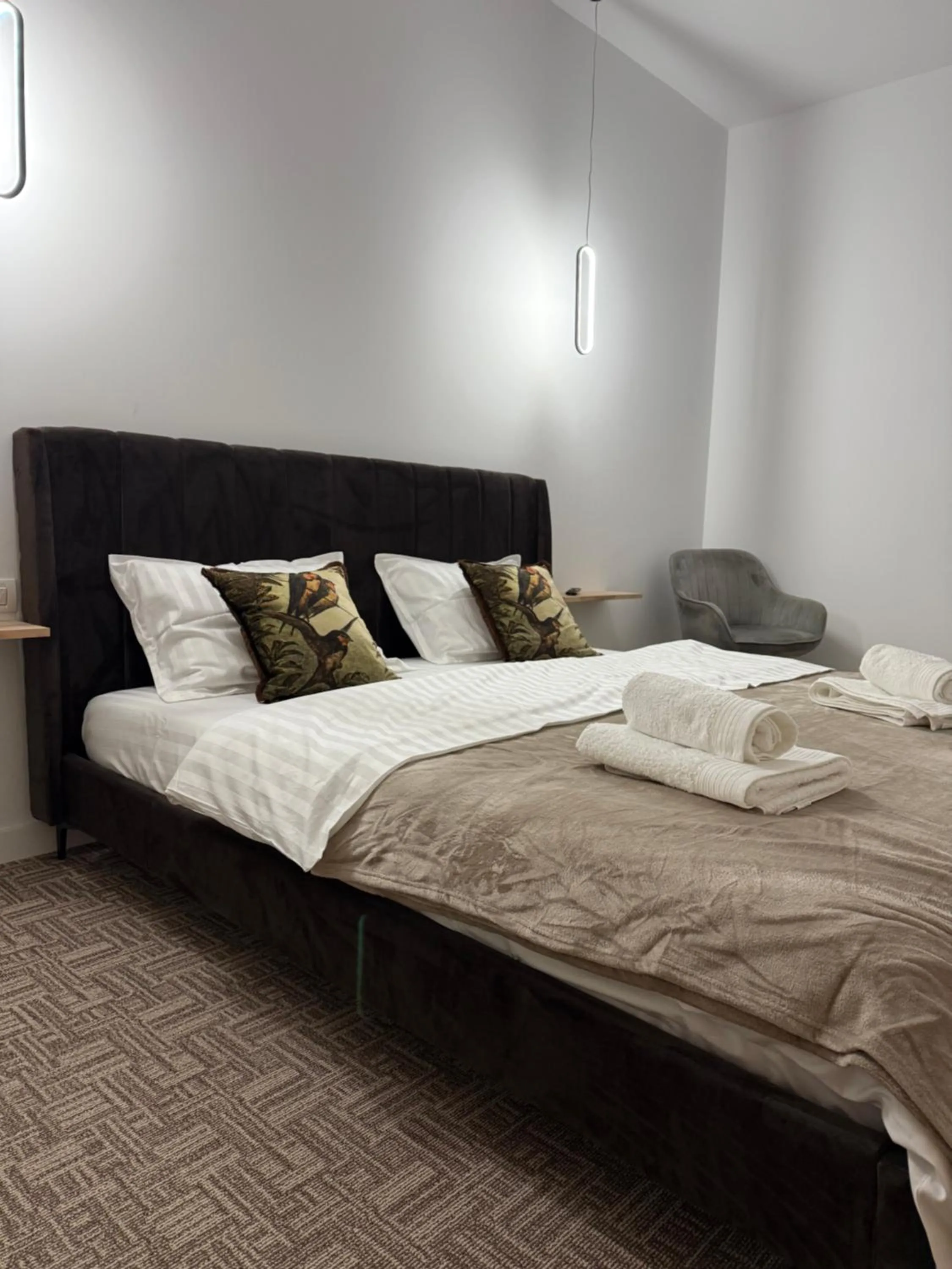 Bed in Muha ApartHotel