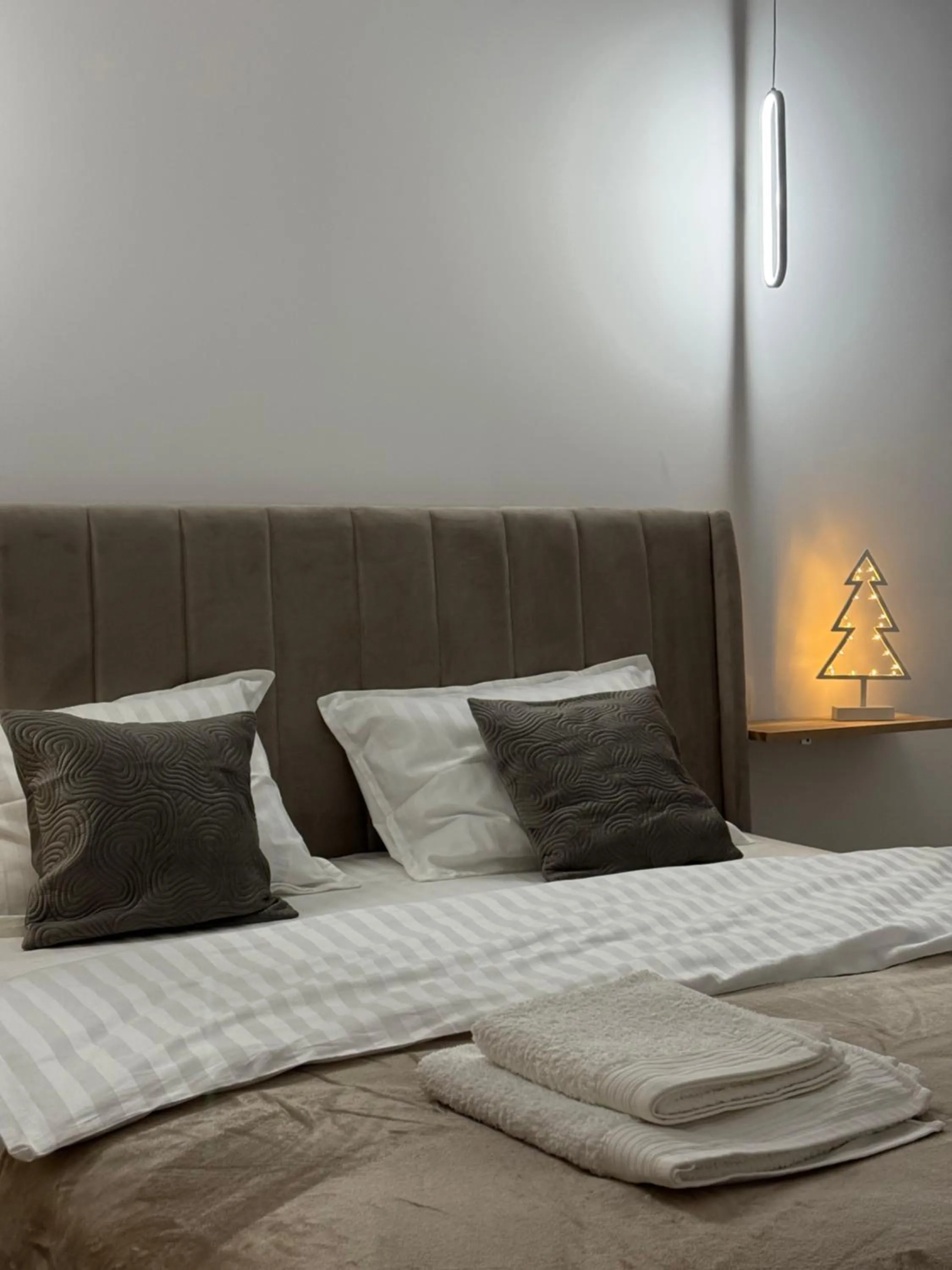Bed in Muha ApartHotel