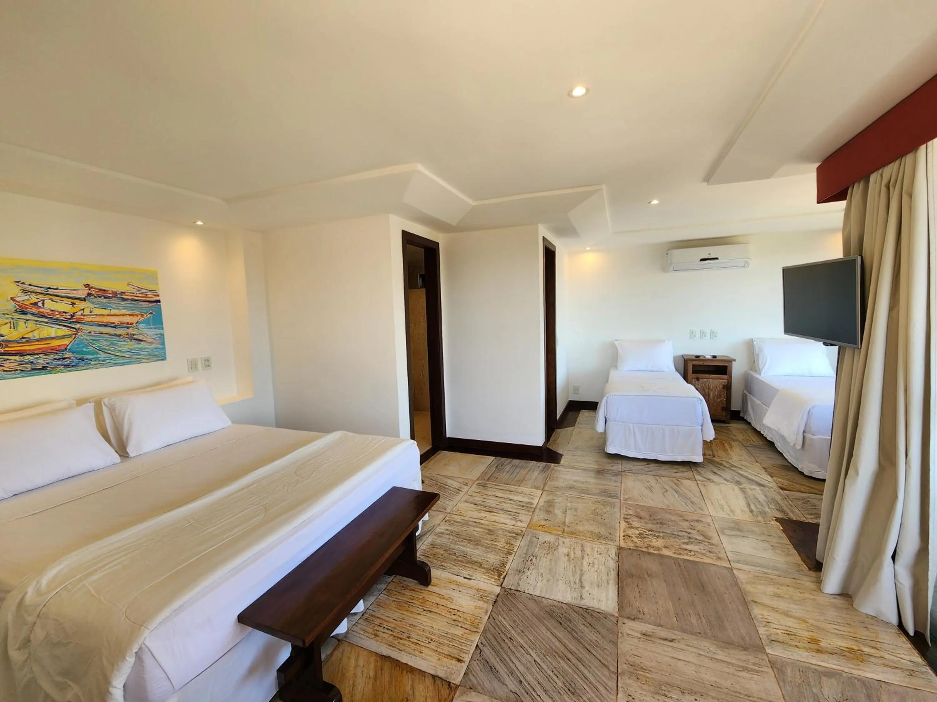 Bed in Pousada Dreamland Buzios