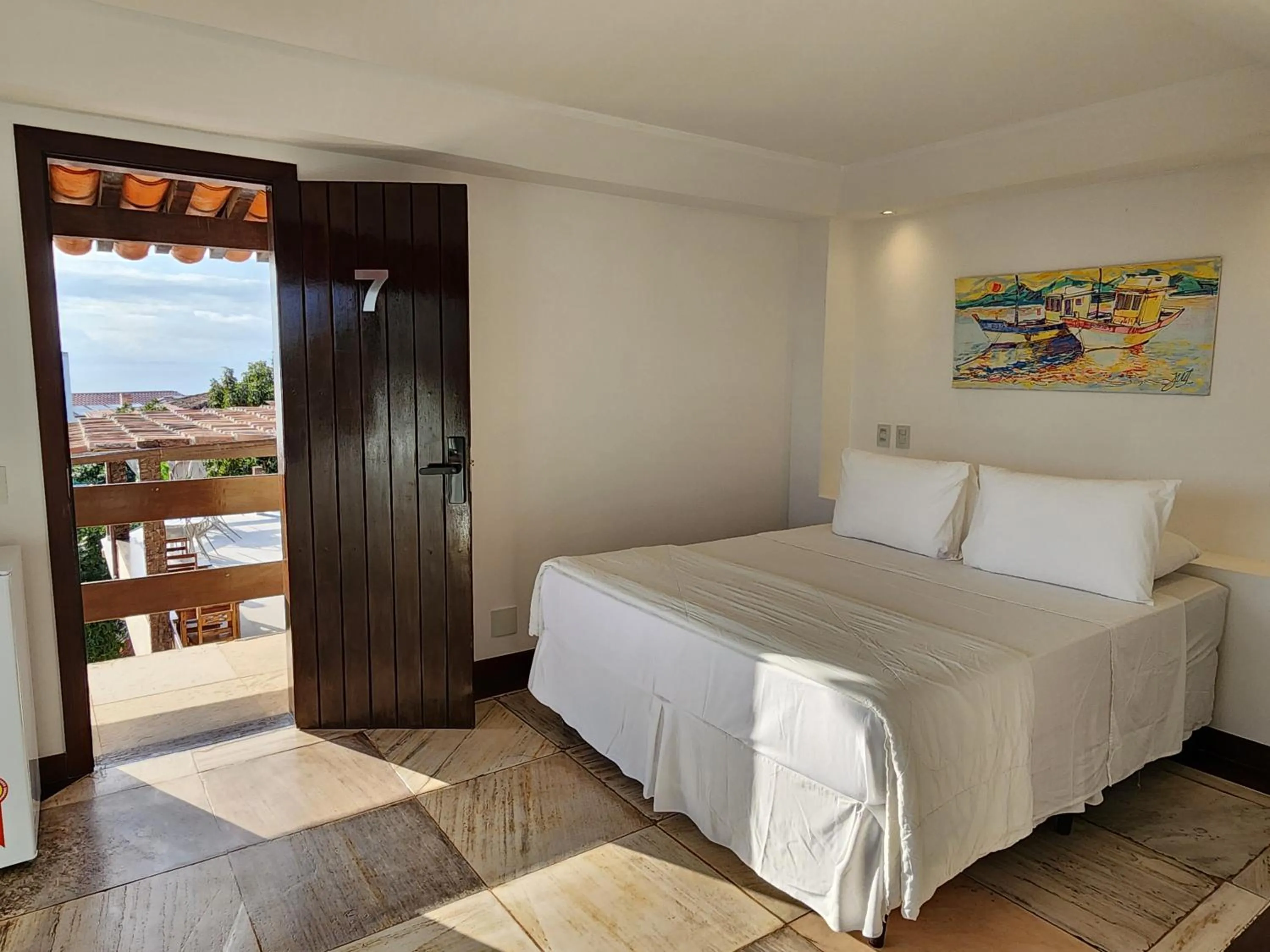 Bed in Pousada Dreamland Buzios