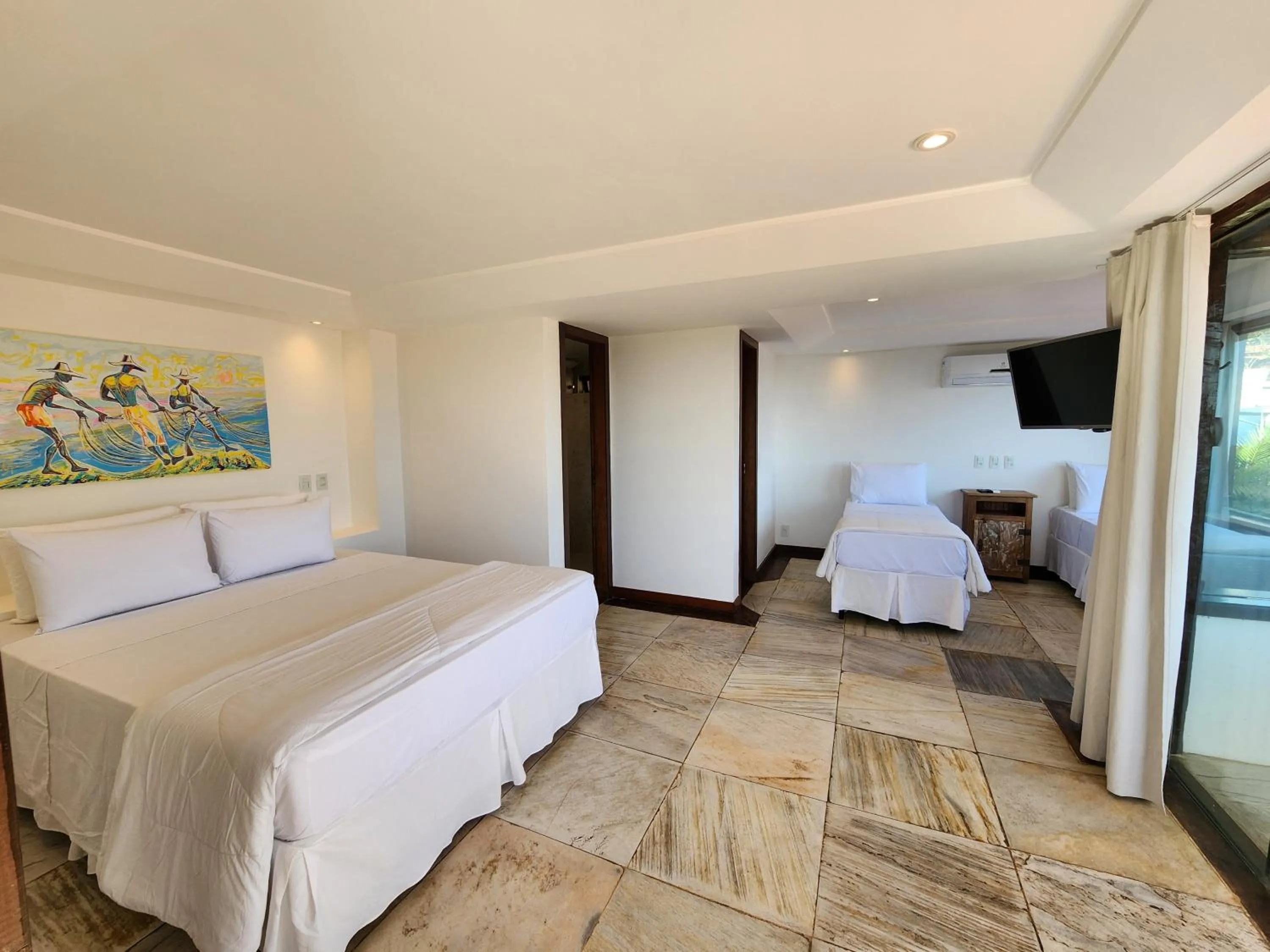 Bed in Pousada Dreamland Buzios