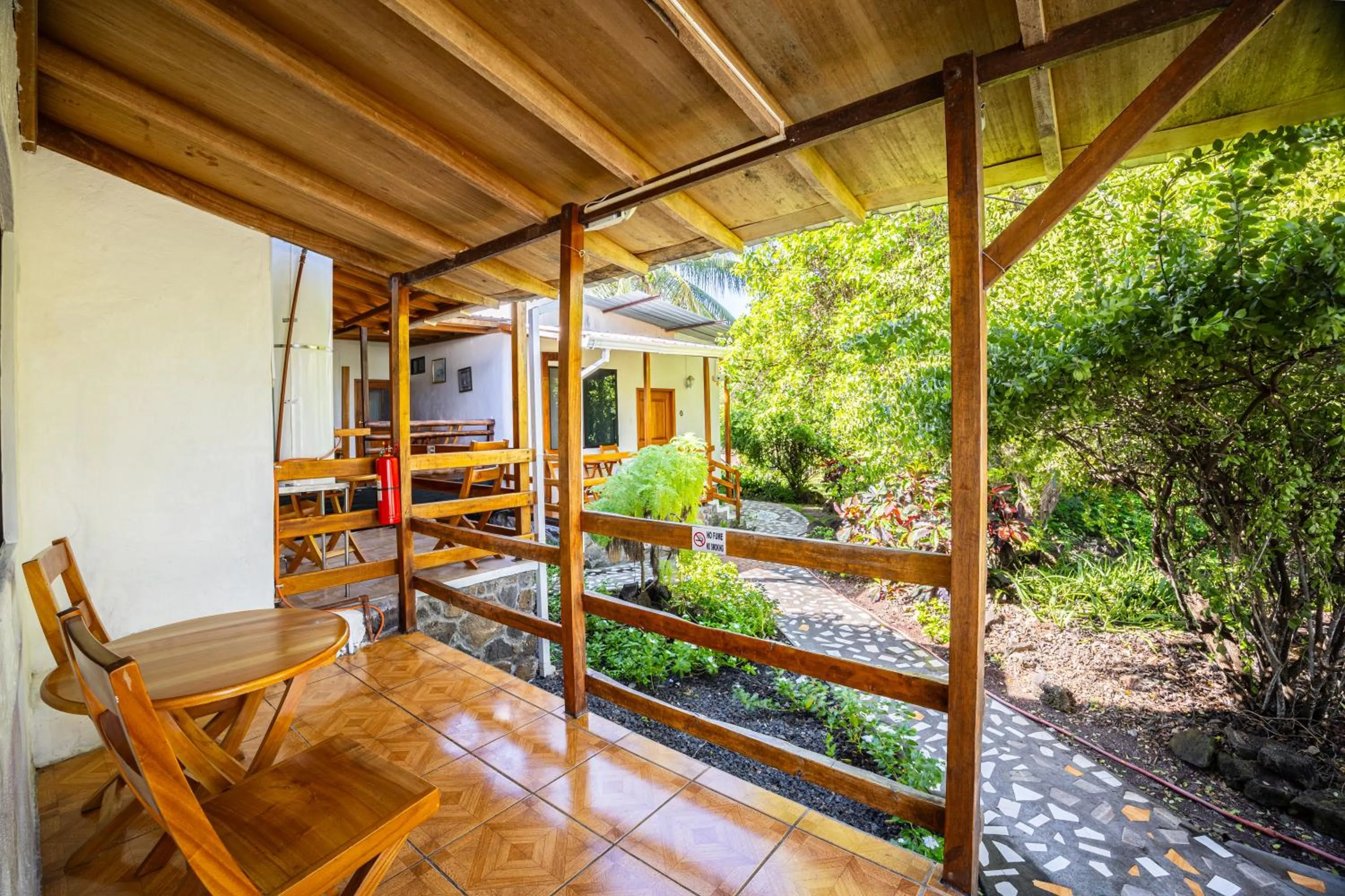 Balcony/Terrace in La Peregrina Galapagos B&B