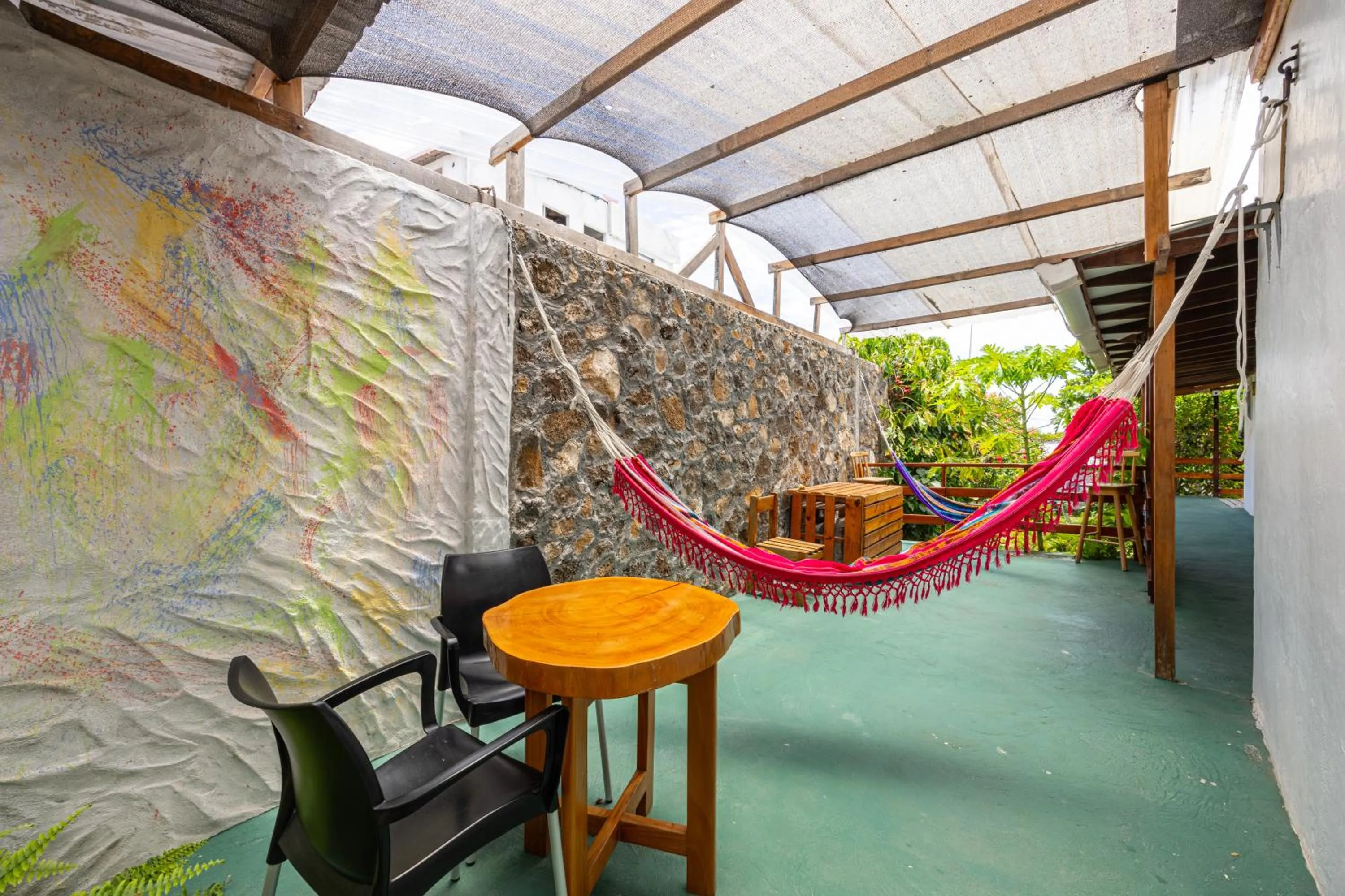 sunbed in La Peregrina Galapagos B&B