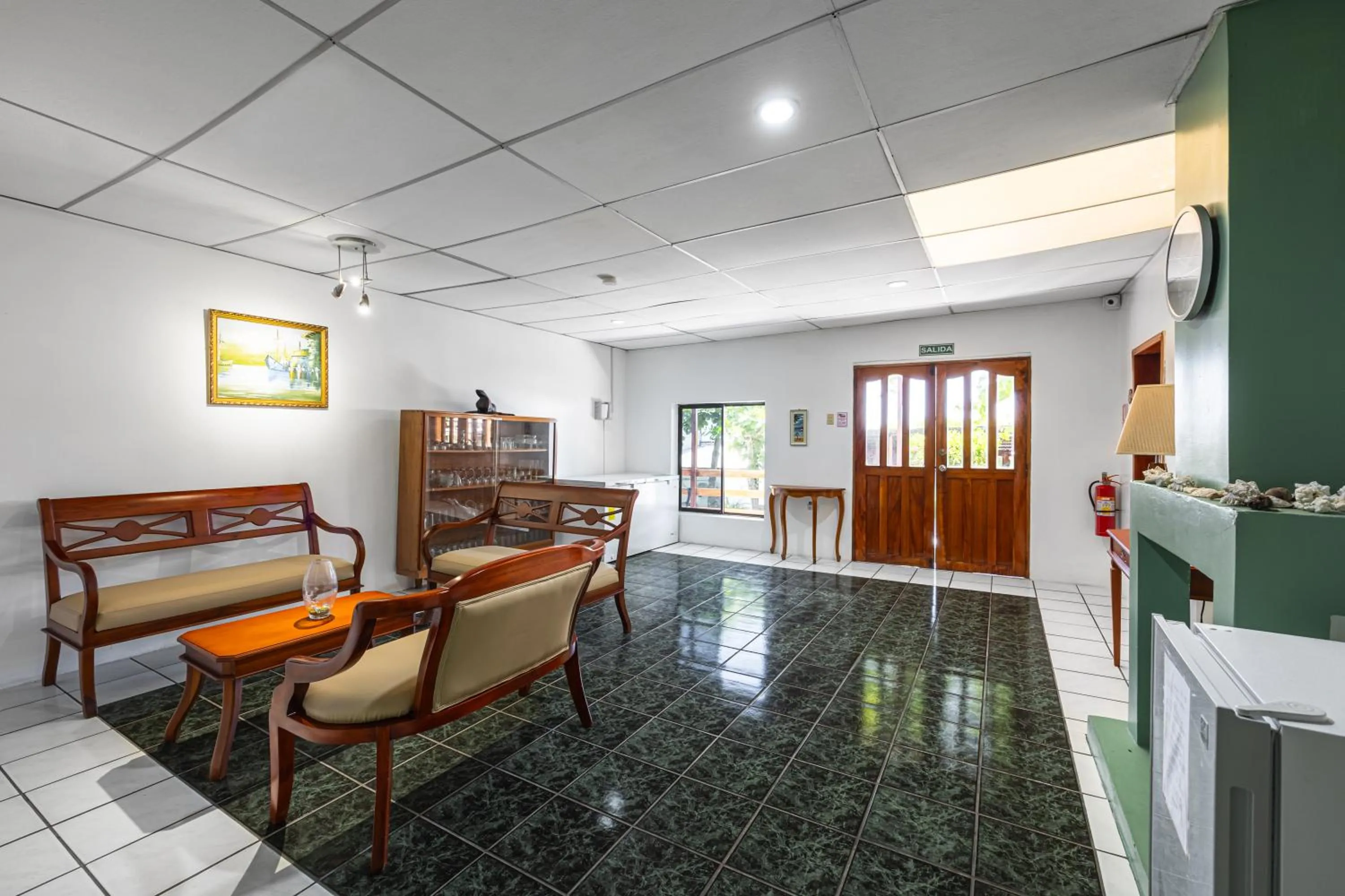 Living room in La Peregrina Galapagos B&B