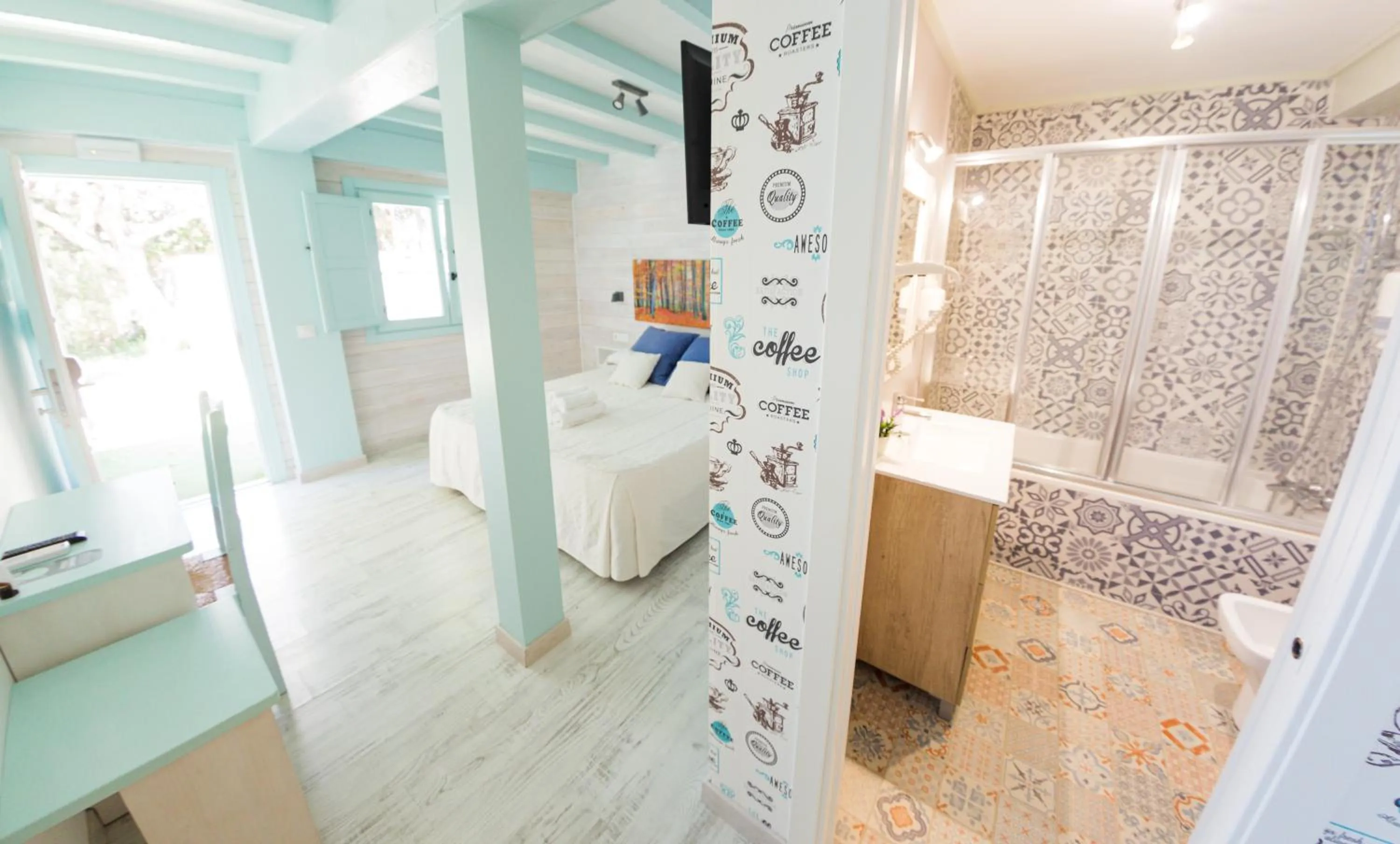 Bed in Hotel La Torre