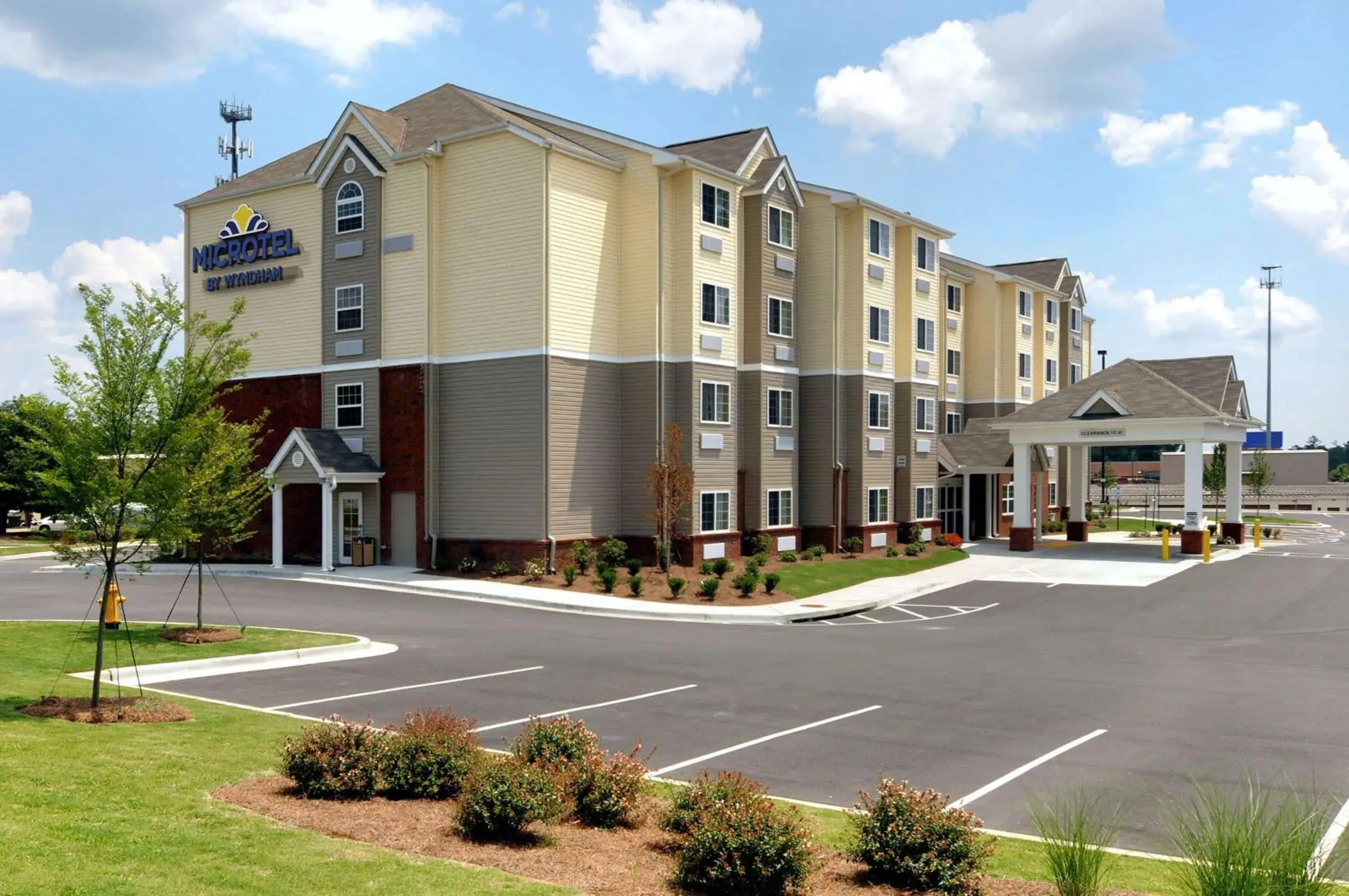 Property building in Microtel Inn & Suites by Wyndham Columbus Near Fort Moore Property building in Microtel Inn & Suites by Wyndham Columbus Near Fort Moore