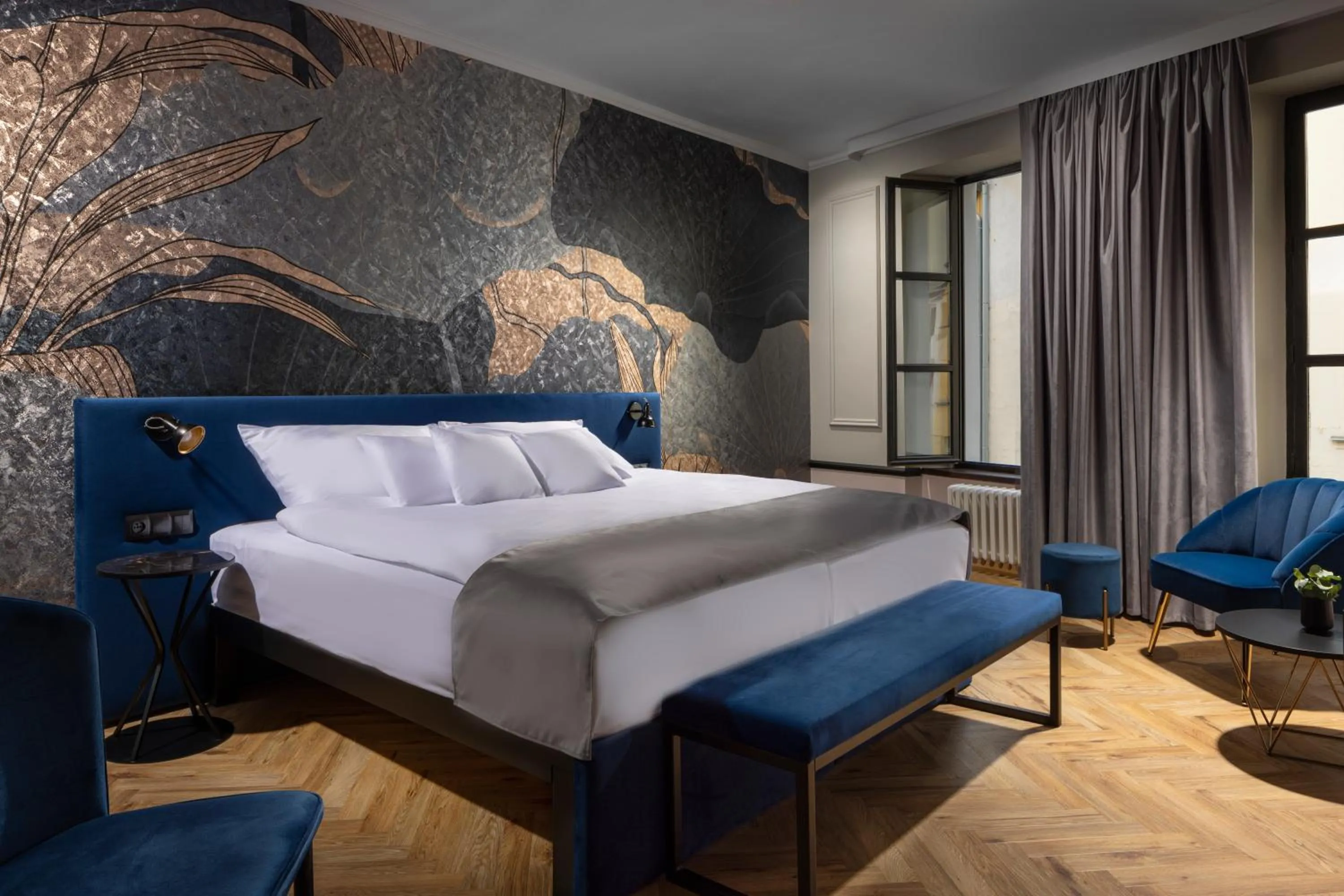 Bed in Hotel Savorsky