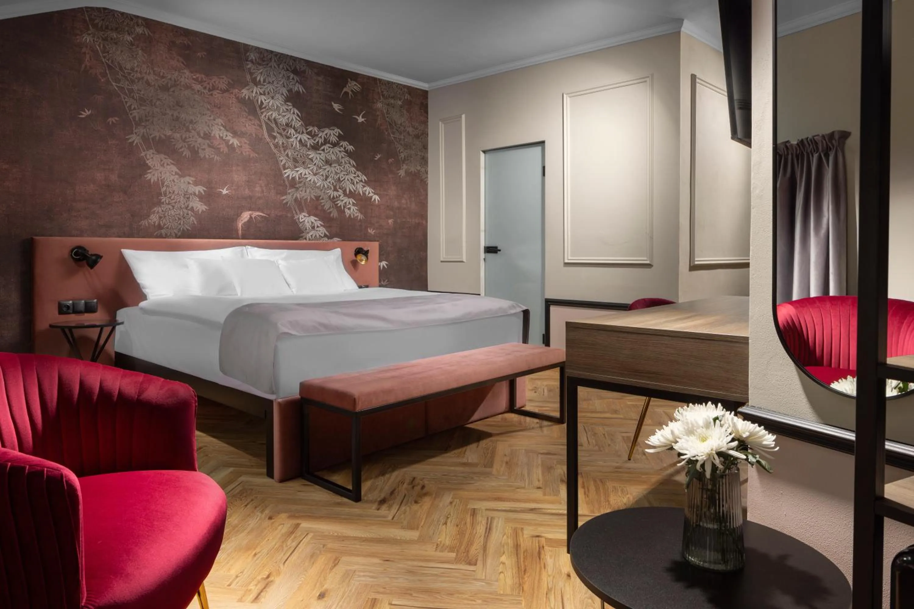 Bed in Hotel Savorsky