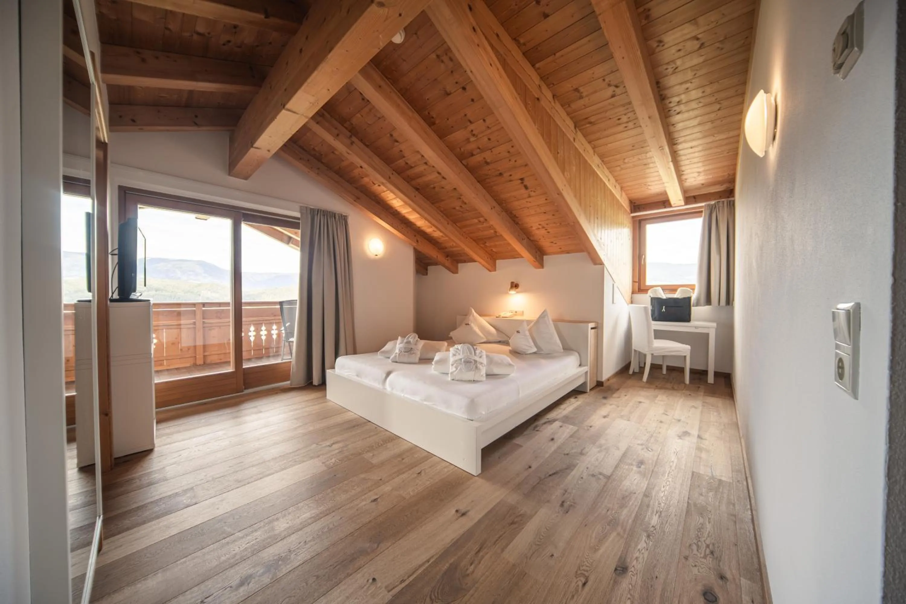 Bed in Hotel Rosslaufhof