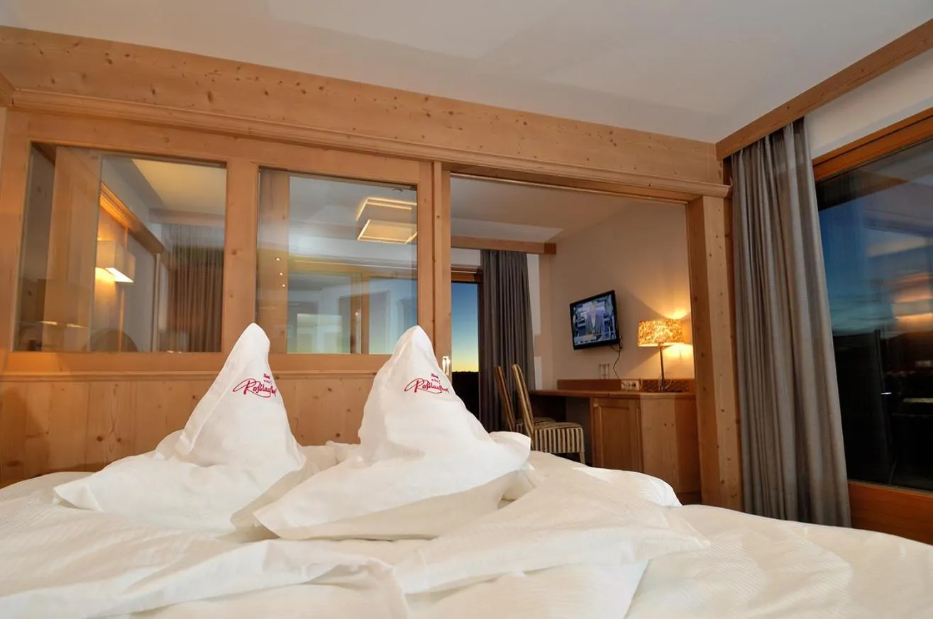 Bed in Hotel Rosslaufhof