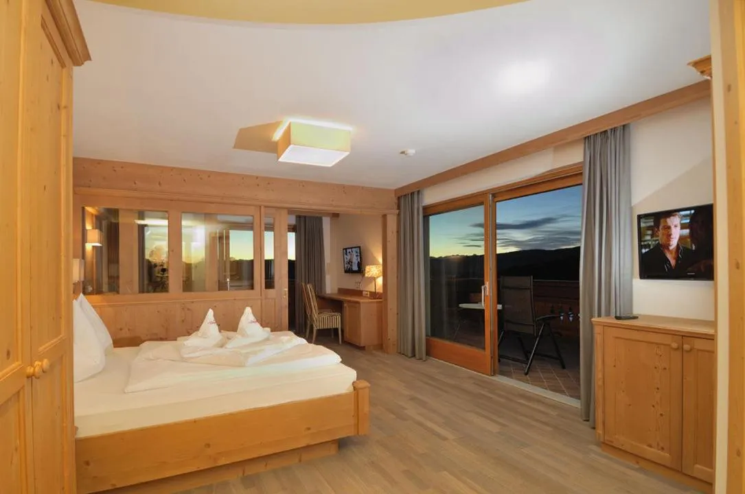 Bed in Hotel Rosslaufhof