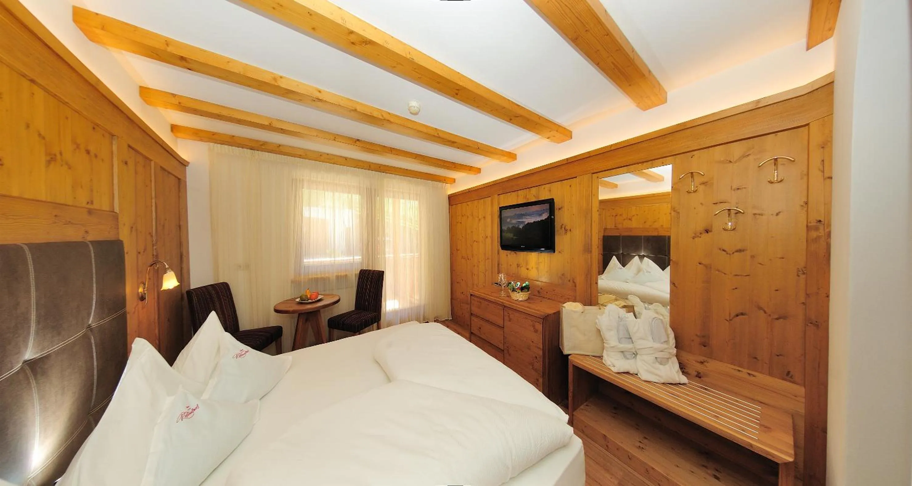 Bed in Hotel Rosslaufhof