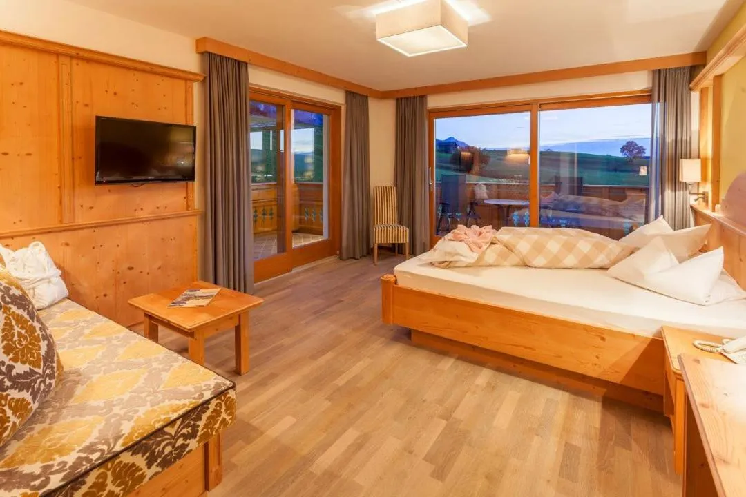 Bed in Hotel Rosslaufhof