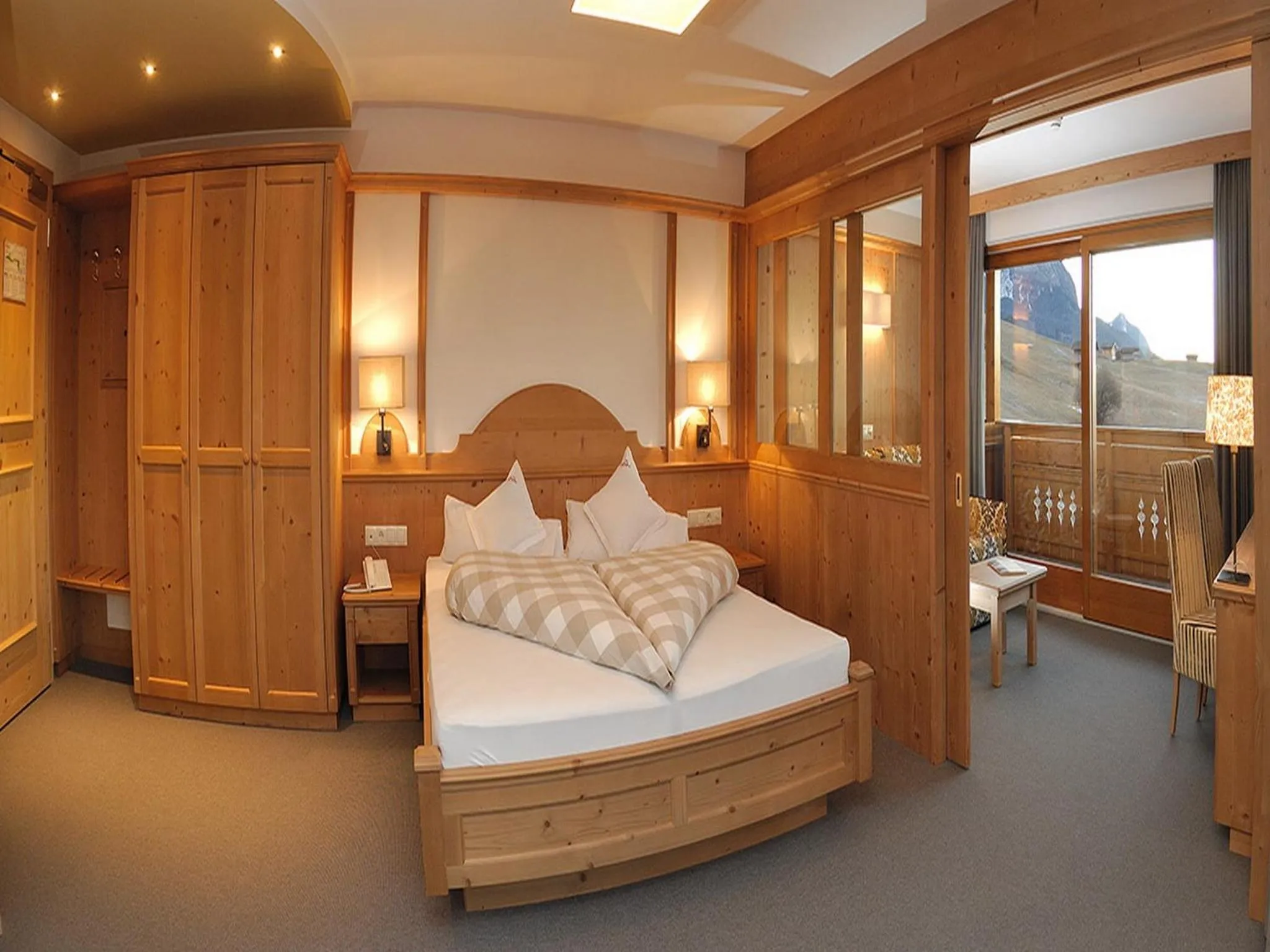 Bed in Hotel Rosslaufhof