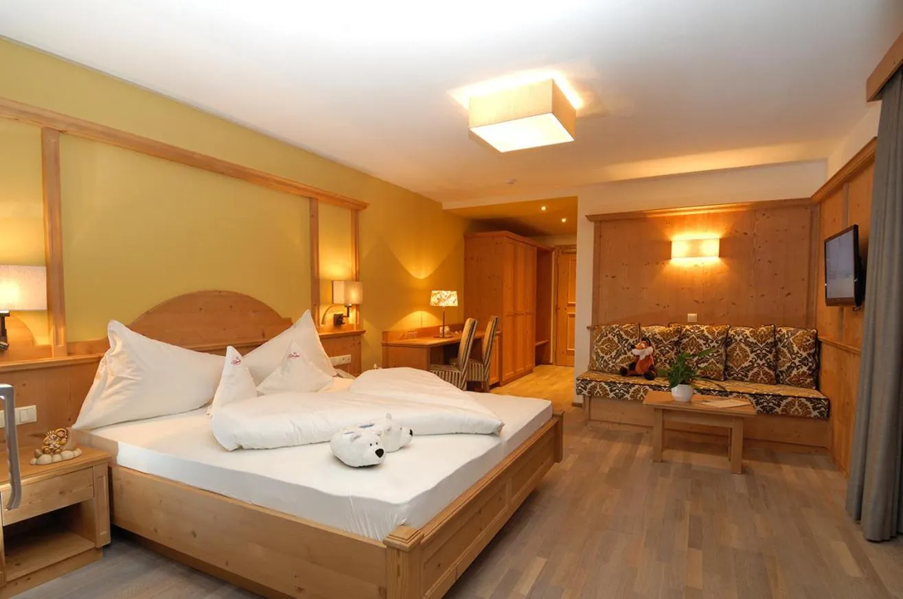 Bed in Hotel Rosslaufhof