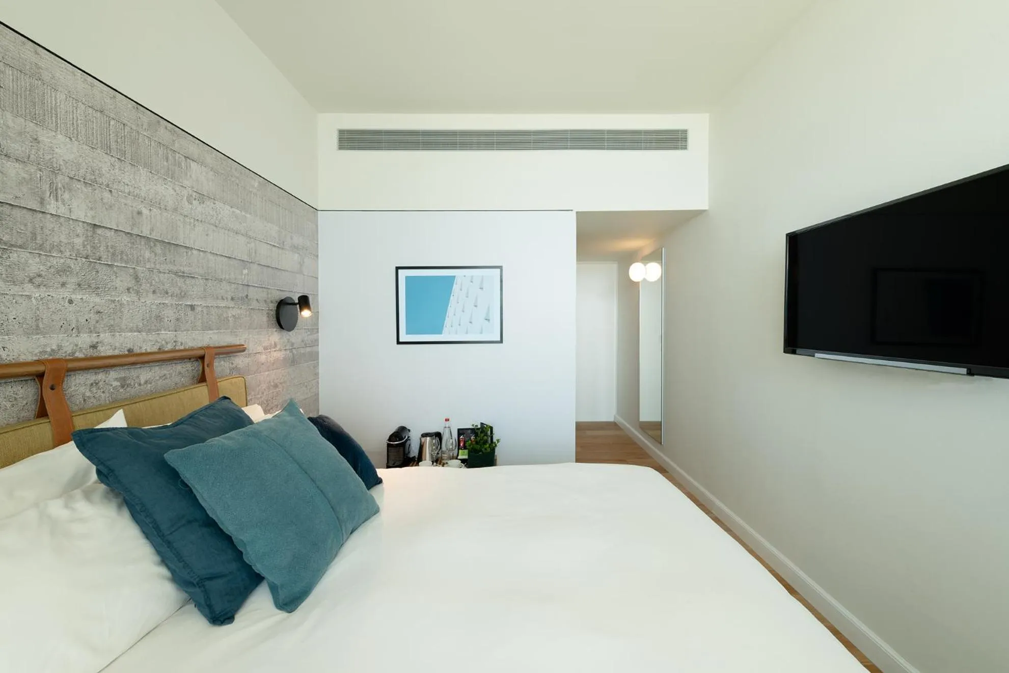 Bed in Elma Hotel and Art Complex