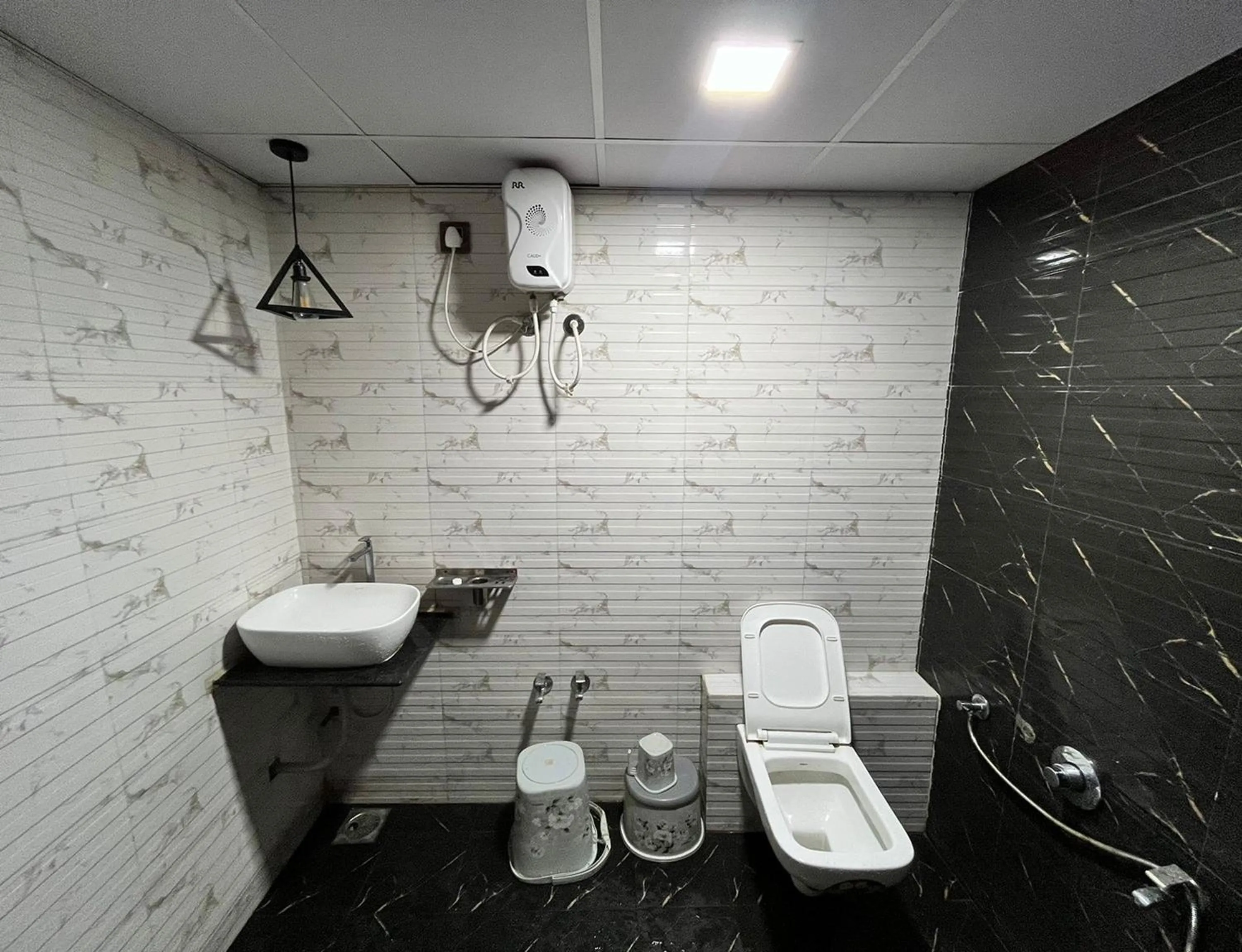 Bathroom in Hotel The Grand Near Maninagar Railway Station Ahmedabad