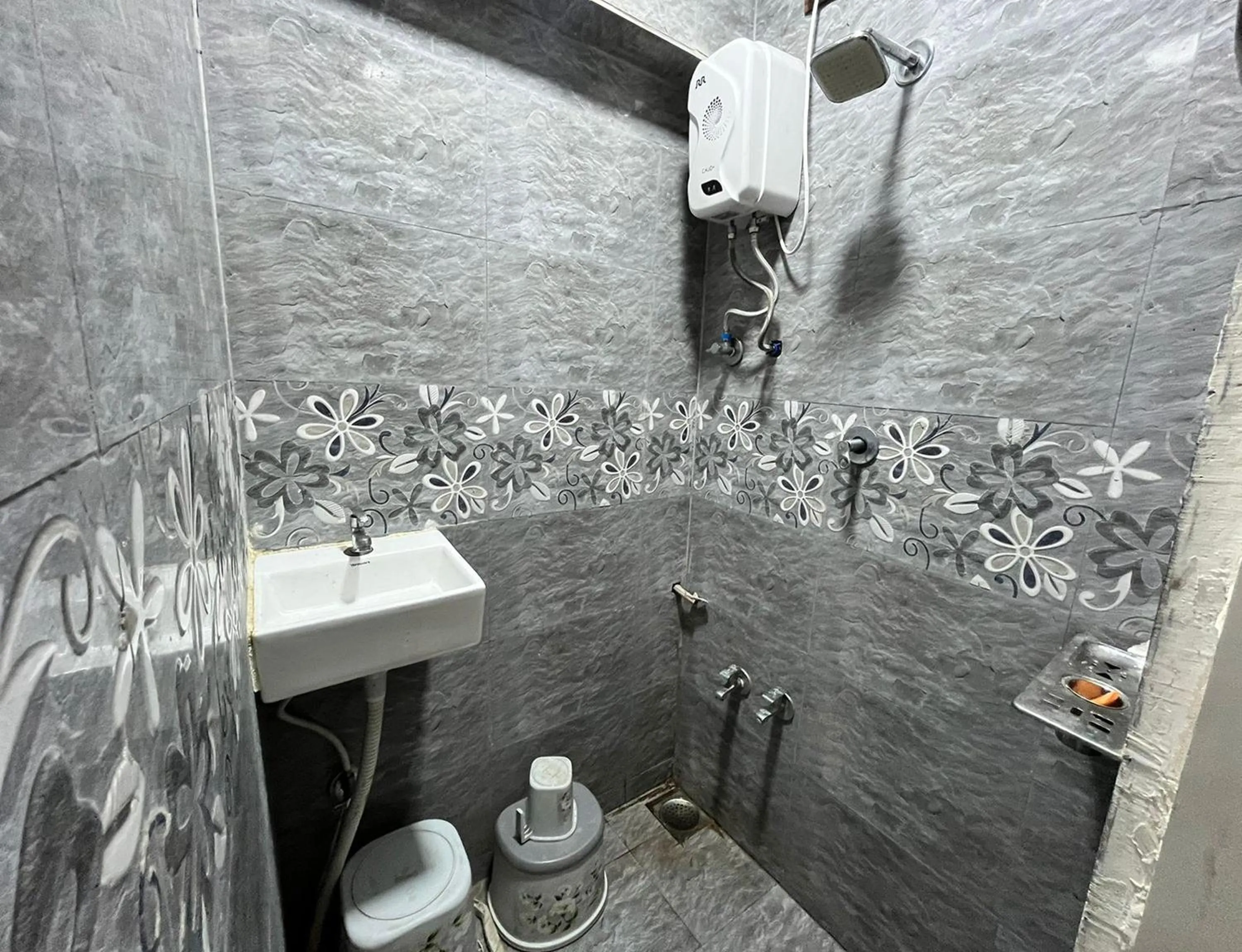 Bathroom in Hotel The Grand Near Maninagar Railway Station Ahmedabad