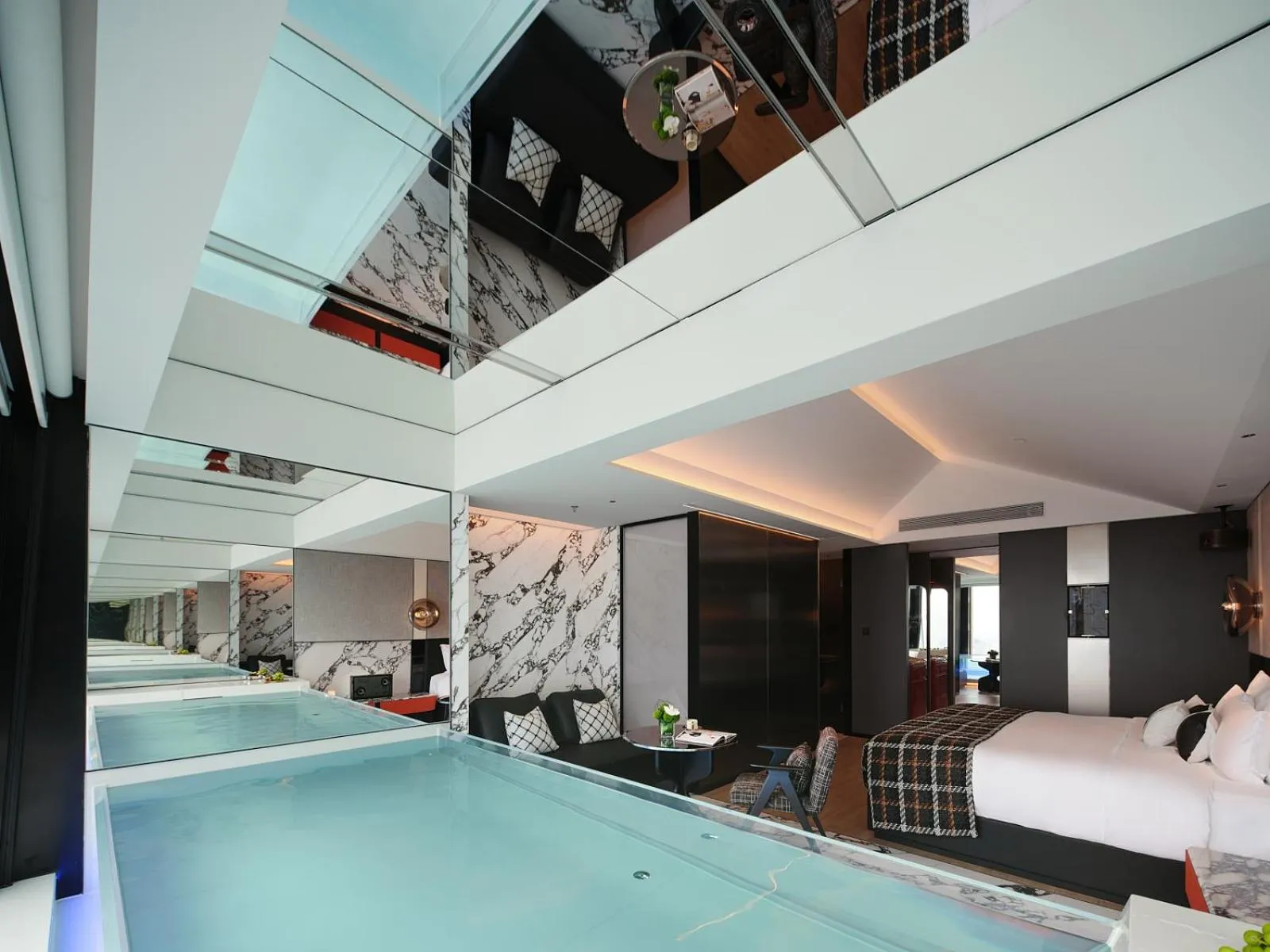 Photo of the whole room in ISEYA Panoramic Hotel Chongqing Jiefangbei Flagship