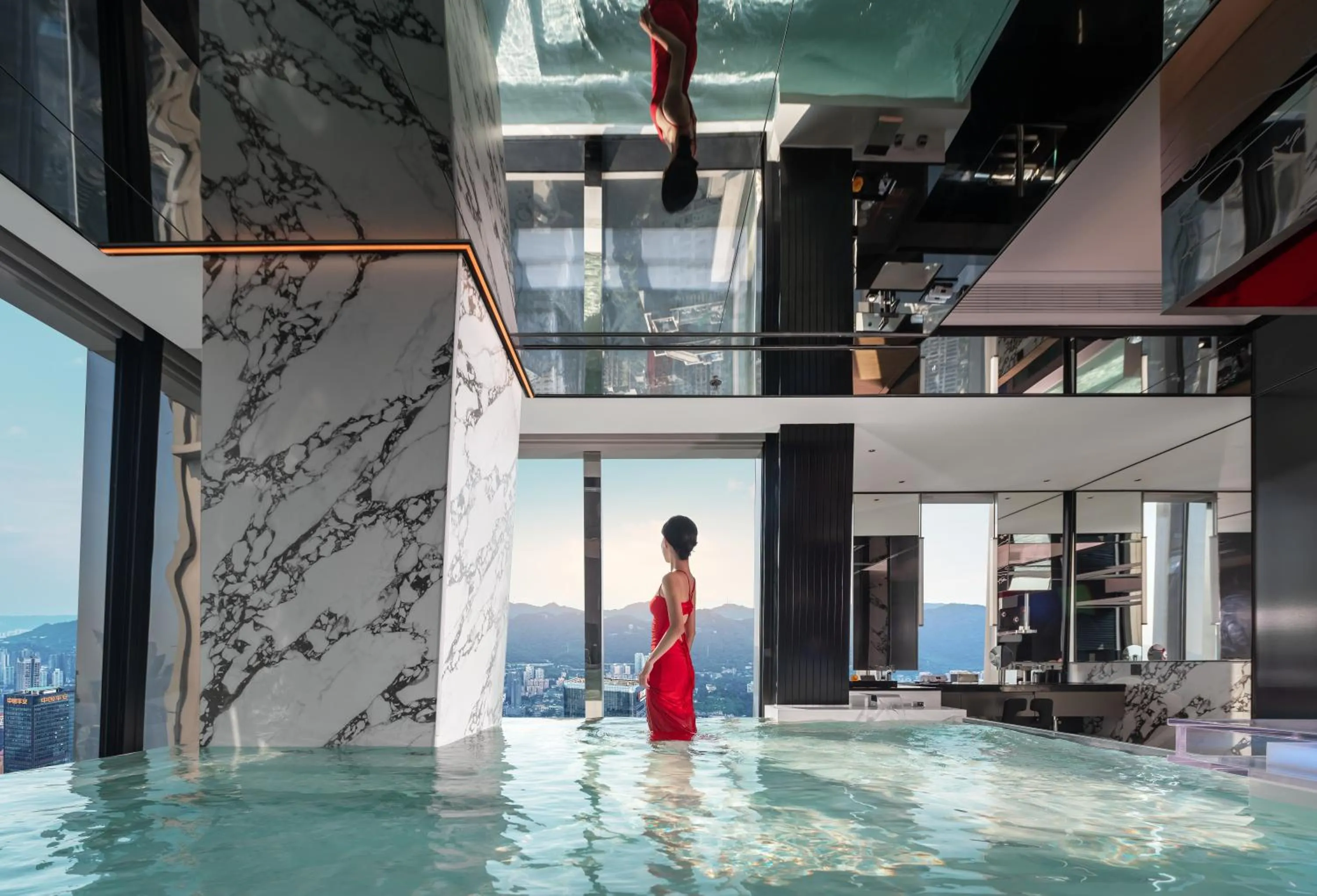 Bath in ISEYA Panoramic Hotel Chongqing Jiefangbei Flagship