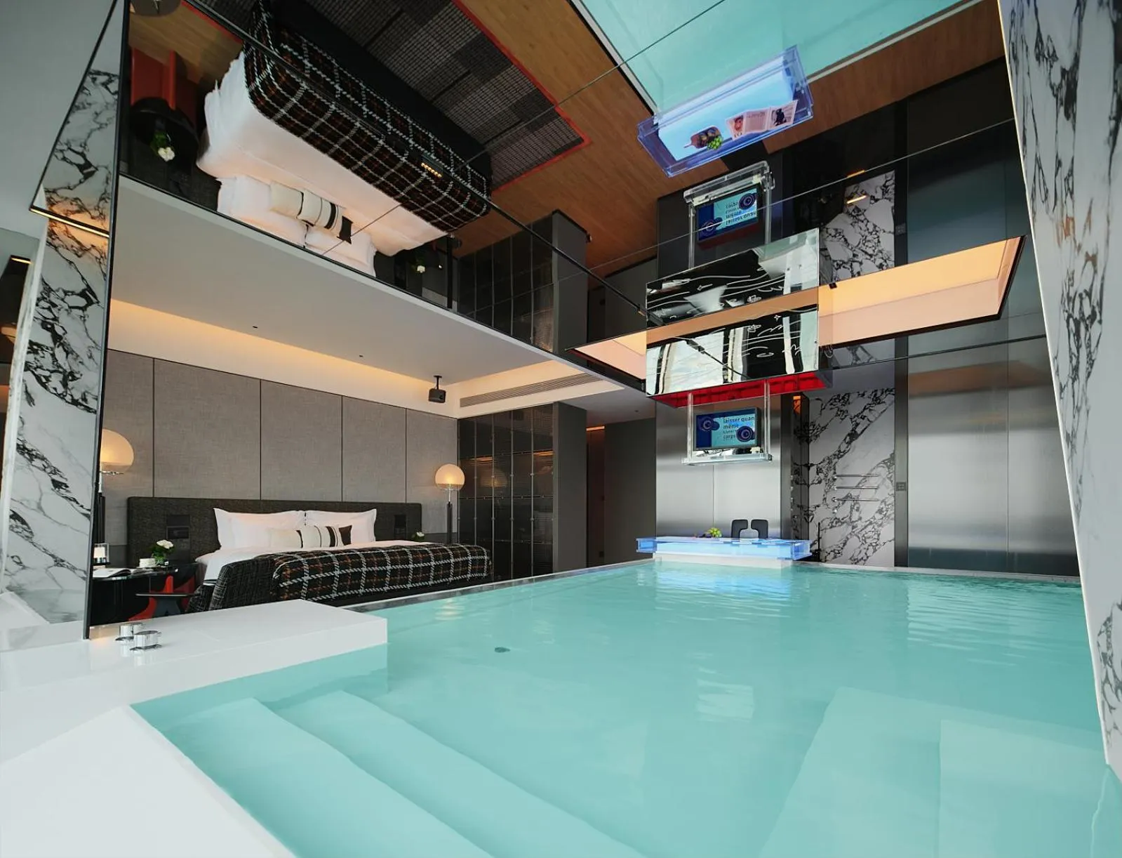 Photo of the whole room in ISEYA Panoramic Hotel Chongqing Jiefangbei Flagship