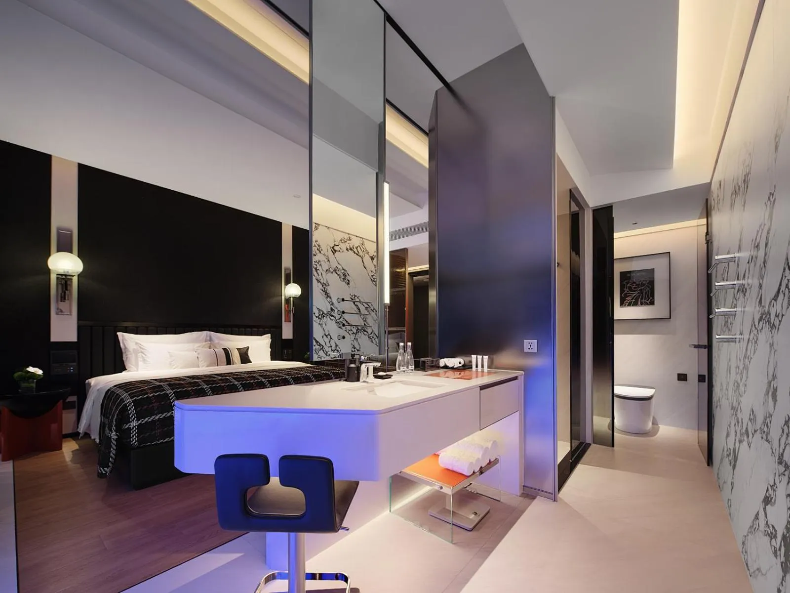 Photo of the whole room in ISEYA Panoramic Hotel Chongqing Jiefangbei Flagship