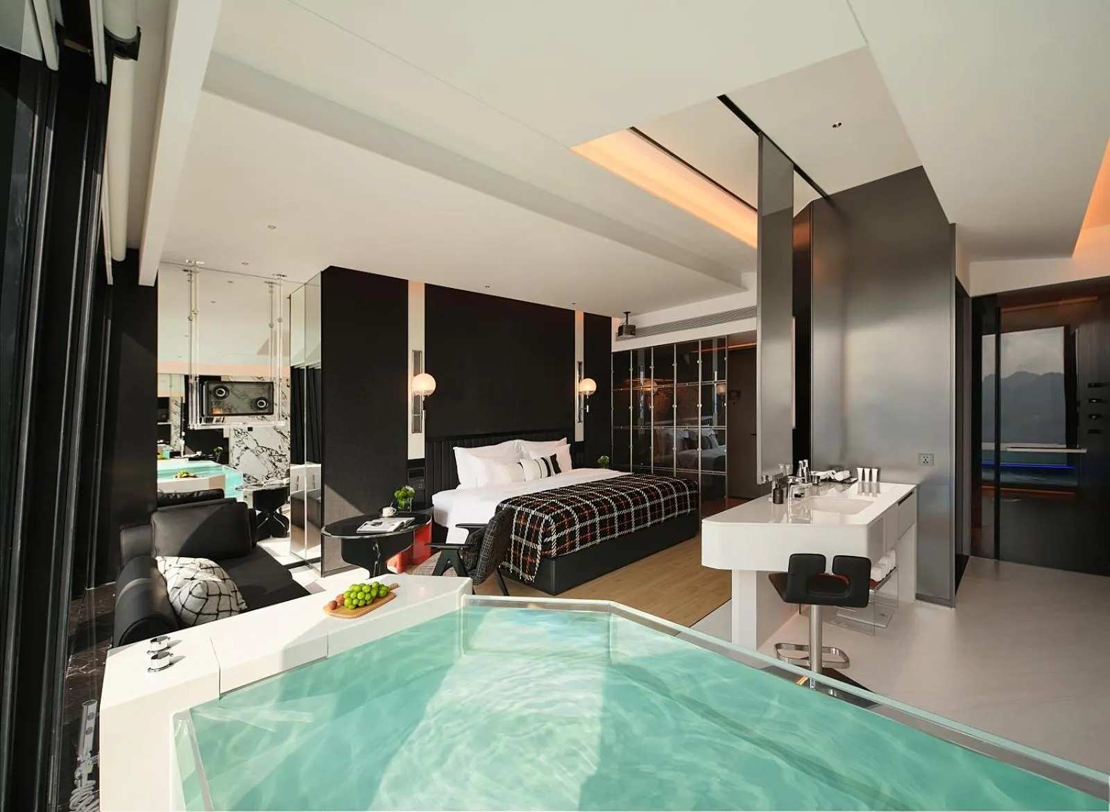 Photo of the whole room in ISEYA Panoramic Hotel Chongqing Jiefangbei Flagship