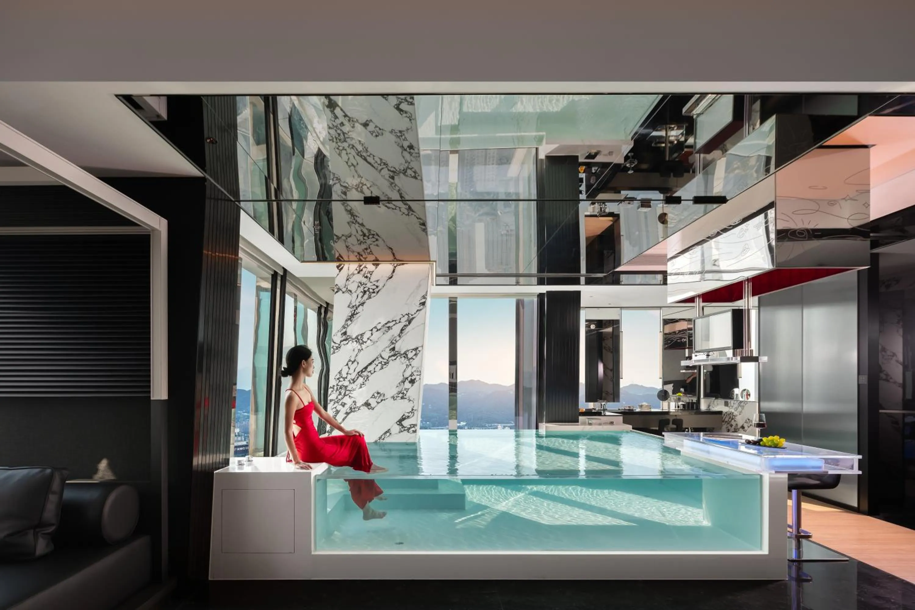 Bath in ISEYA Panoramic Hotel Chongqing Jiefangbei Flagship