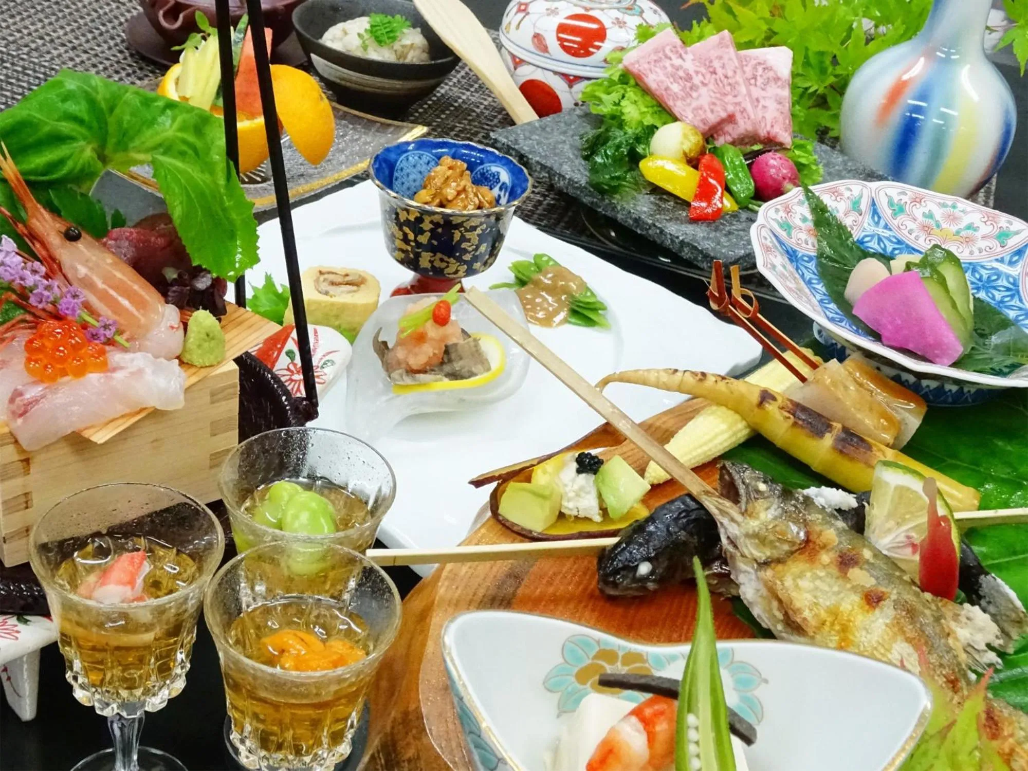 Food and drinks in Kinshuusanso