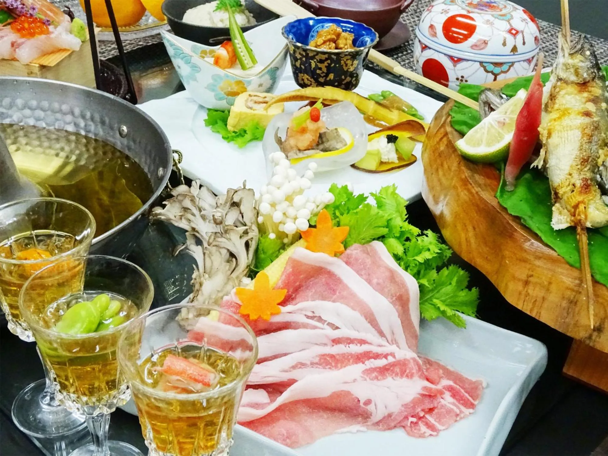 Food and drinks in Kinshuusanso