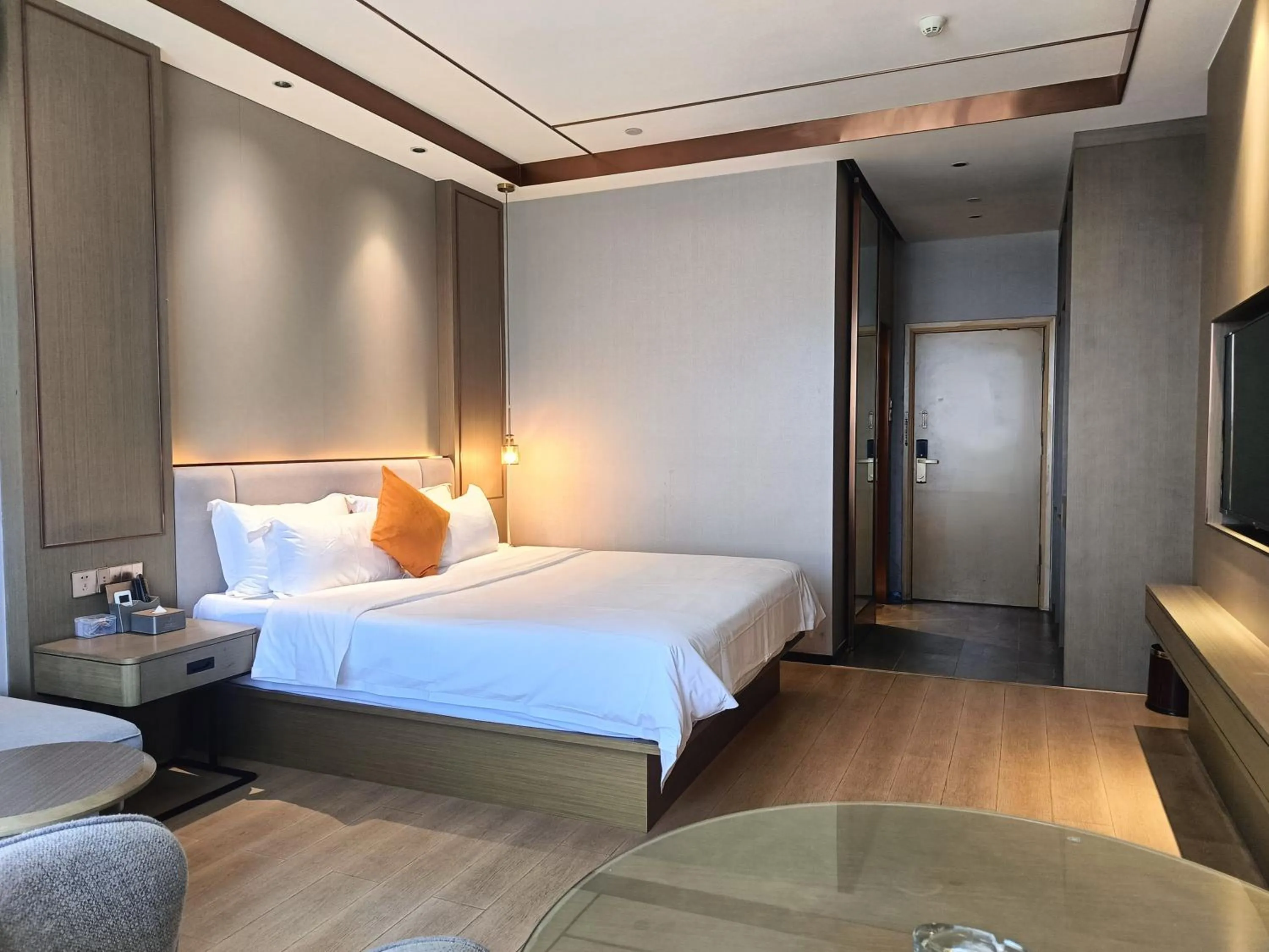 Bed in Poltton International Apartment Hotel - Yangjiang Donghui Plaza