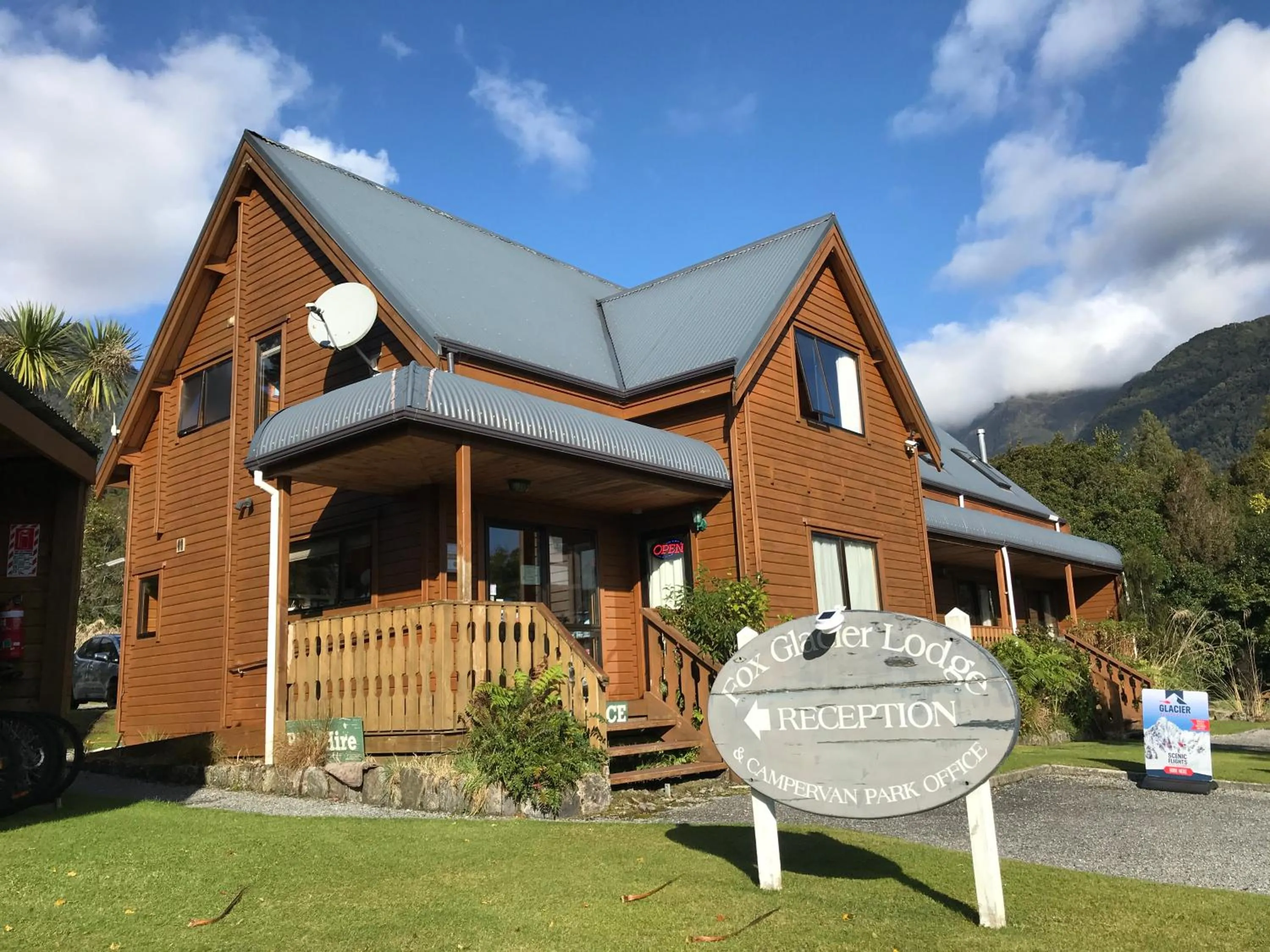 Property building in Fox Glacier Lodge