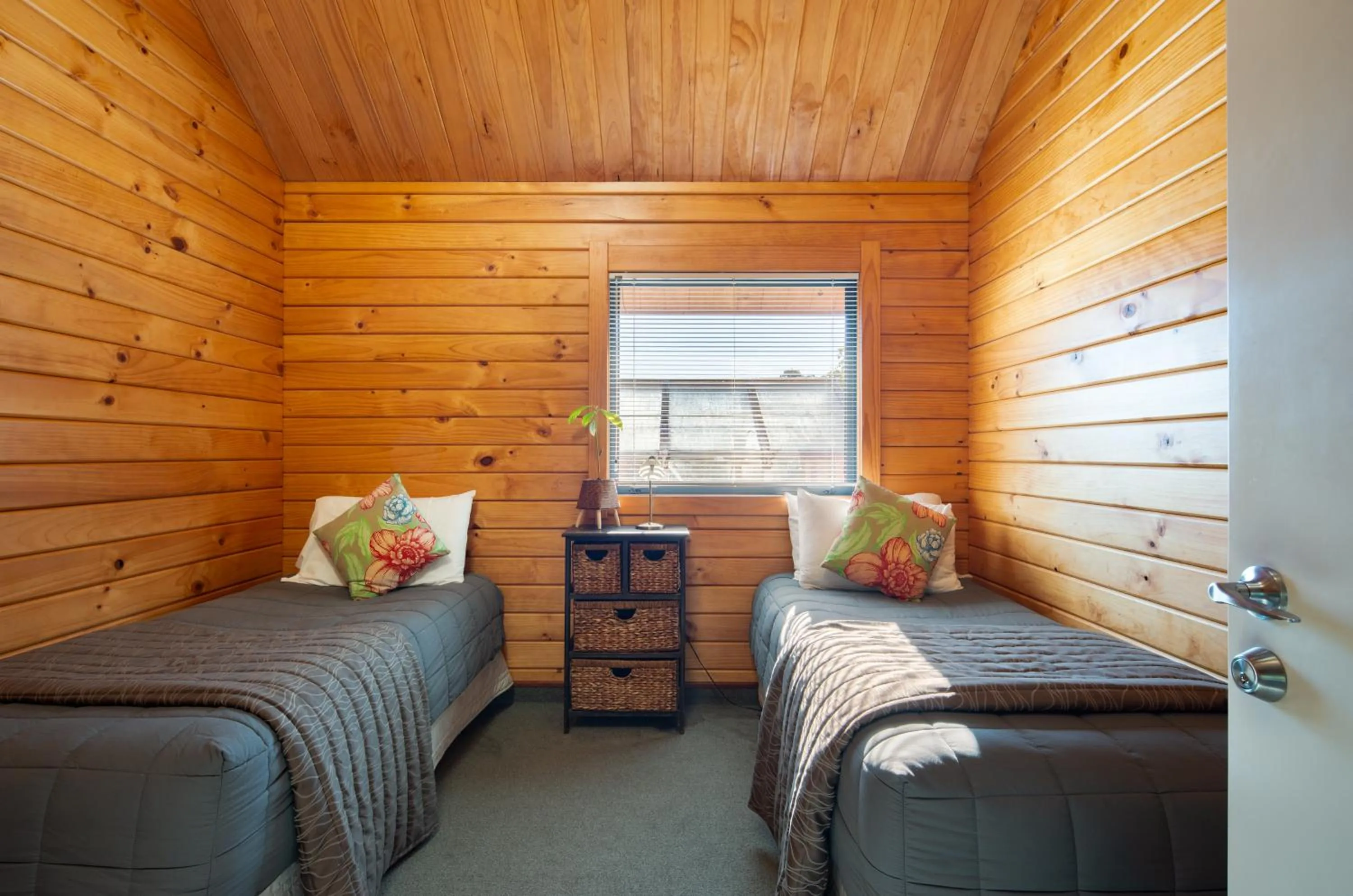 Bed in Fox Glacier Lodge