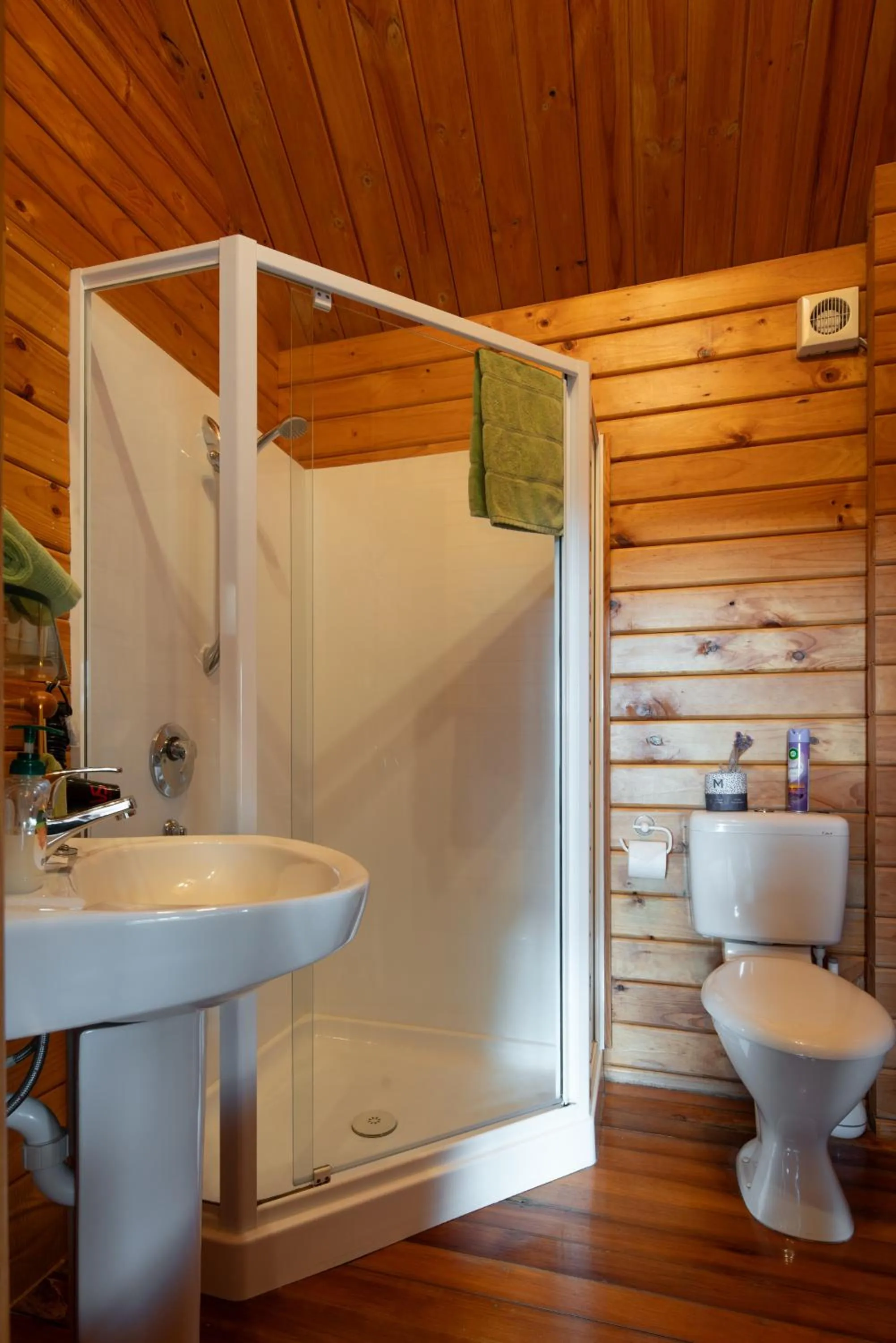 Shower in Fox Glacier Lodge