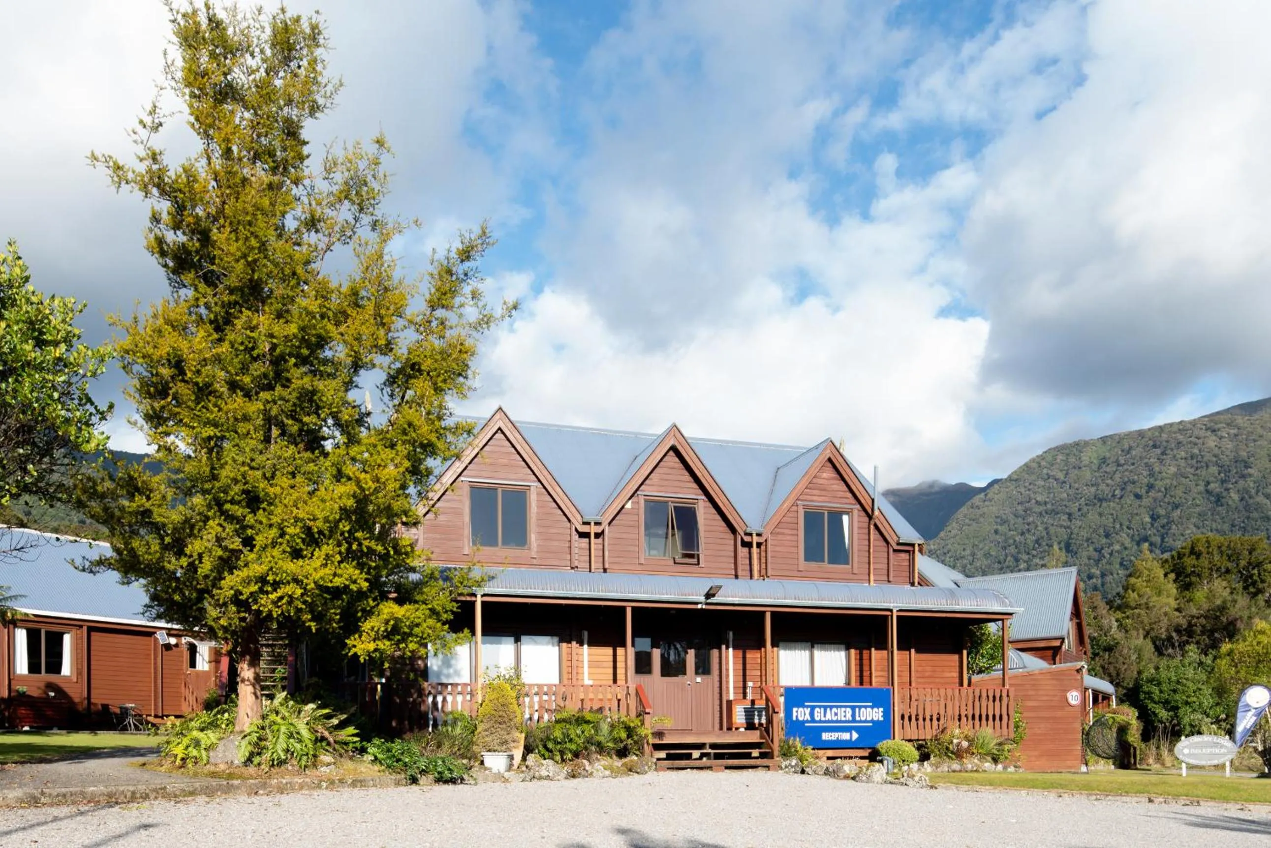Property building in Fox Glacier Lodge