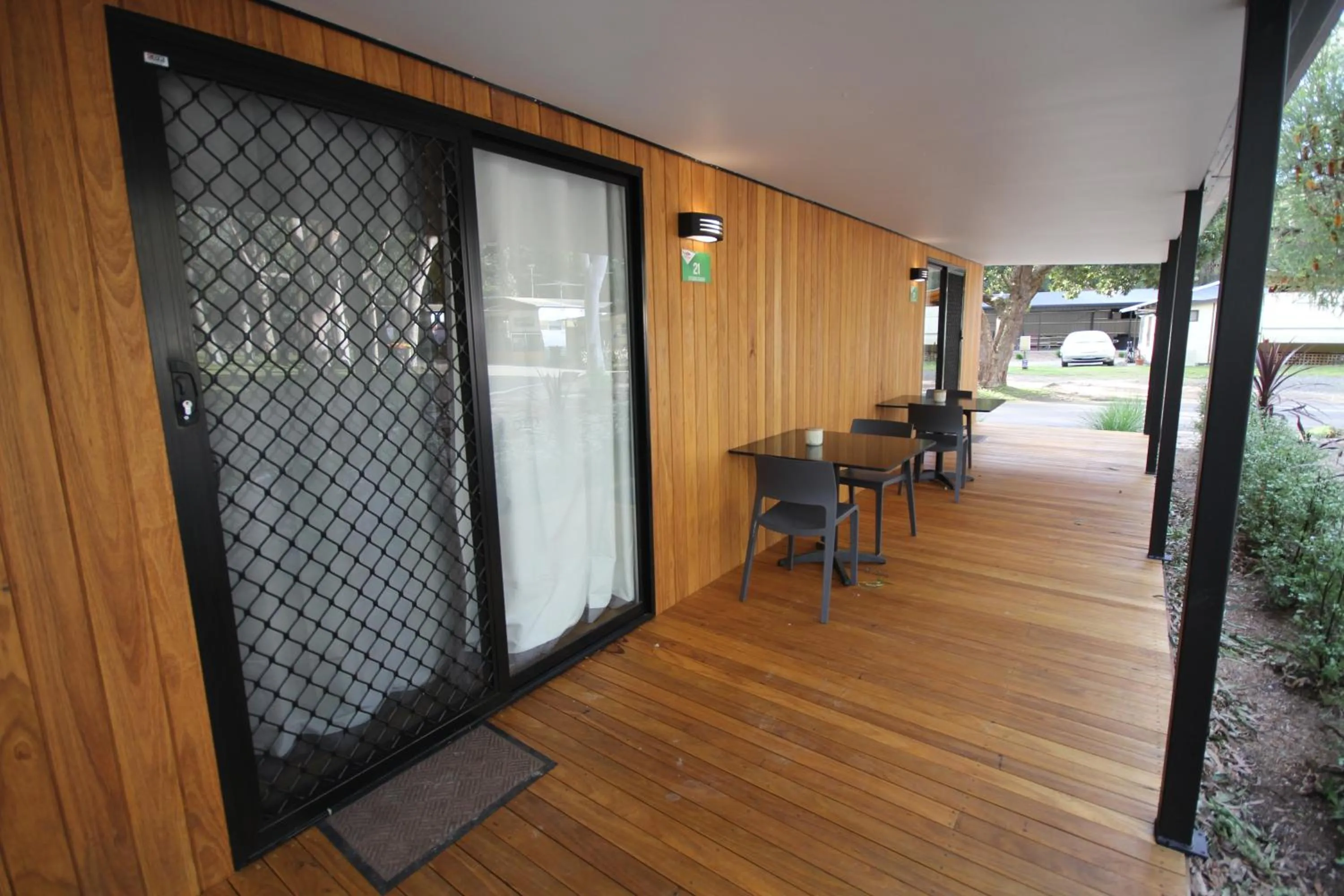 Patio in BIG4 Yarra Valley Park Lane Holiday Park