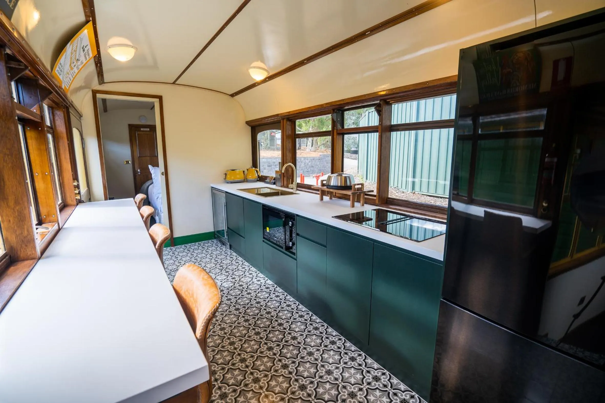 Kitchen or kitchenette in BIG4 Yarra Valley Park Lane Holiday Park