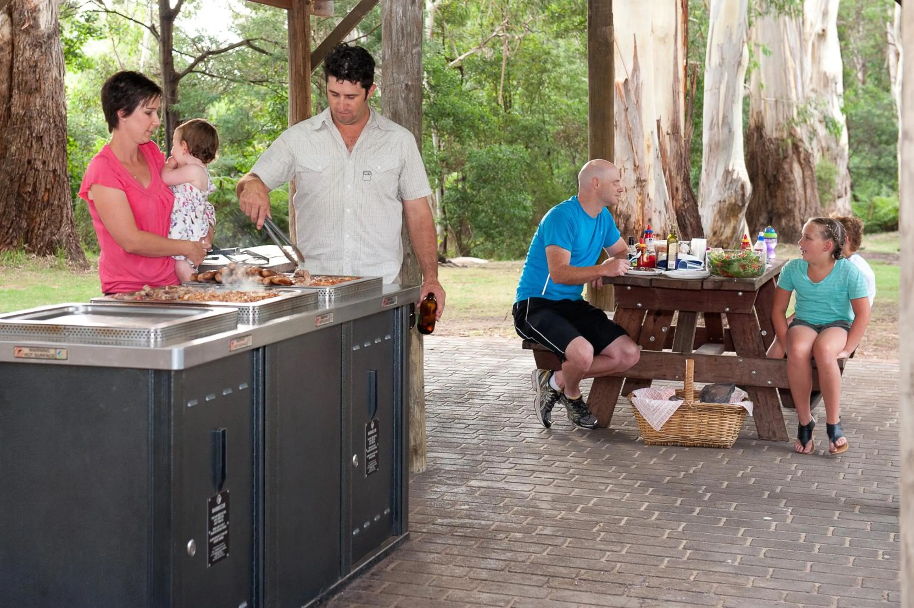 BBQ facilities in BIG4 Yarra Valley Park Lane Holiday Park