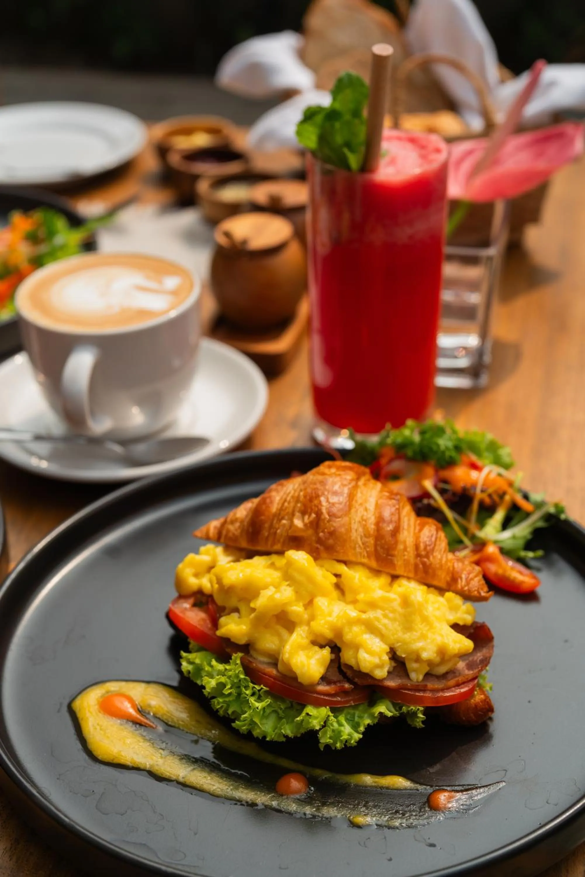 Restaurant/places to eat in Ubud Mas Glamping Luxury Tent