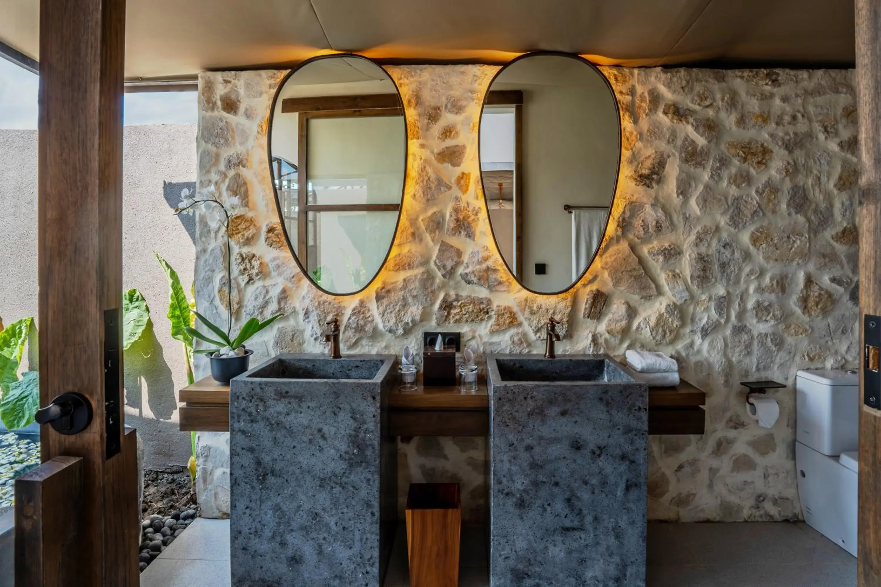 One-Bedroom Private Pool Tent, featuring a Daily Complimentary Mini-bar and Afternoon Tea in Ubud Mas Glamping Luxury Tent One-Bedroom Private Pool Tent, featuring a Daily Complimentary Mini-bar and Afternoon Tea in Ubud Mas Glamping Luxury Tent