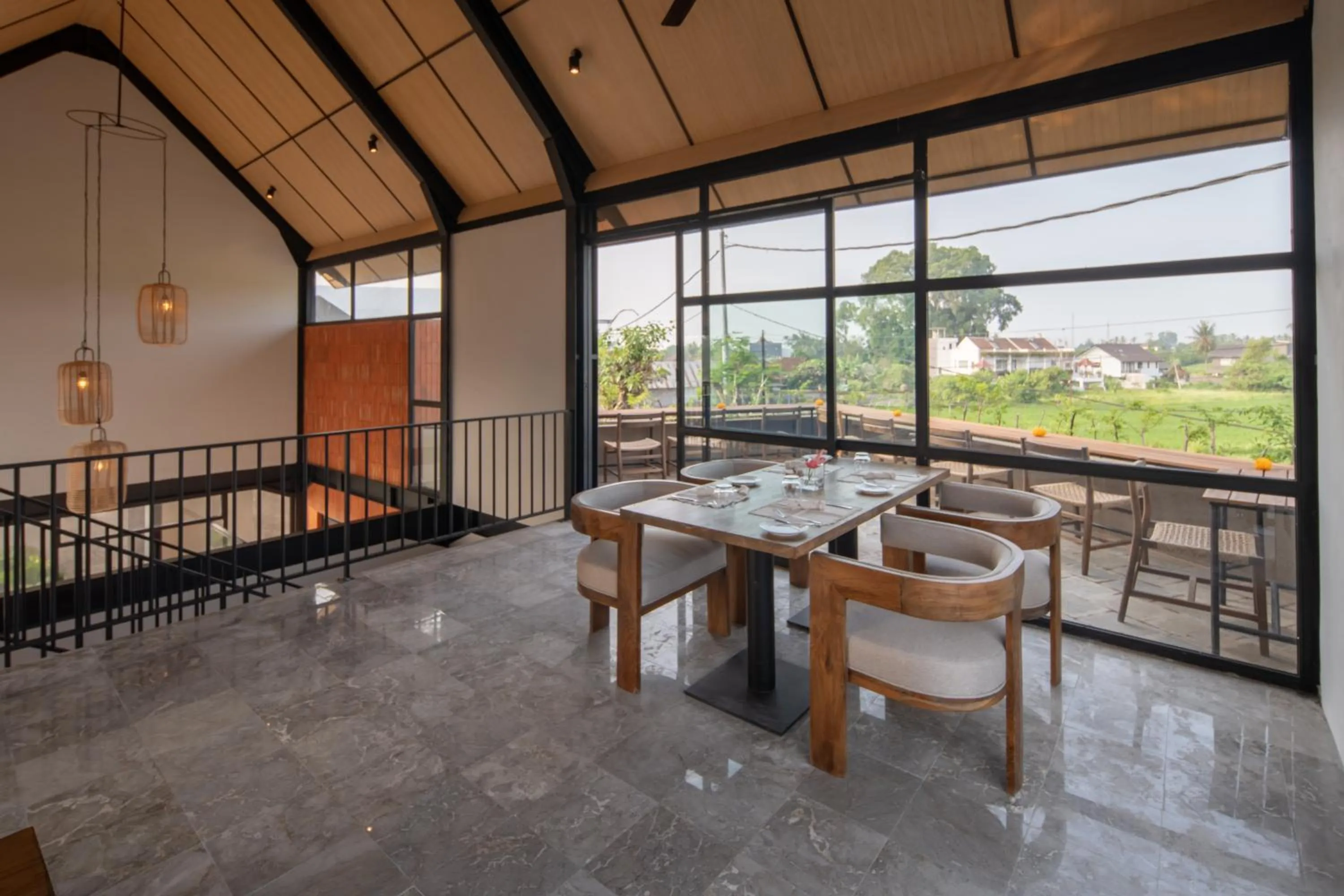 Restaurant/places to eat in Ubud Mas Glamping Luxury Tent