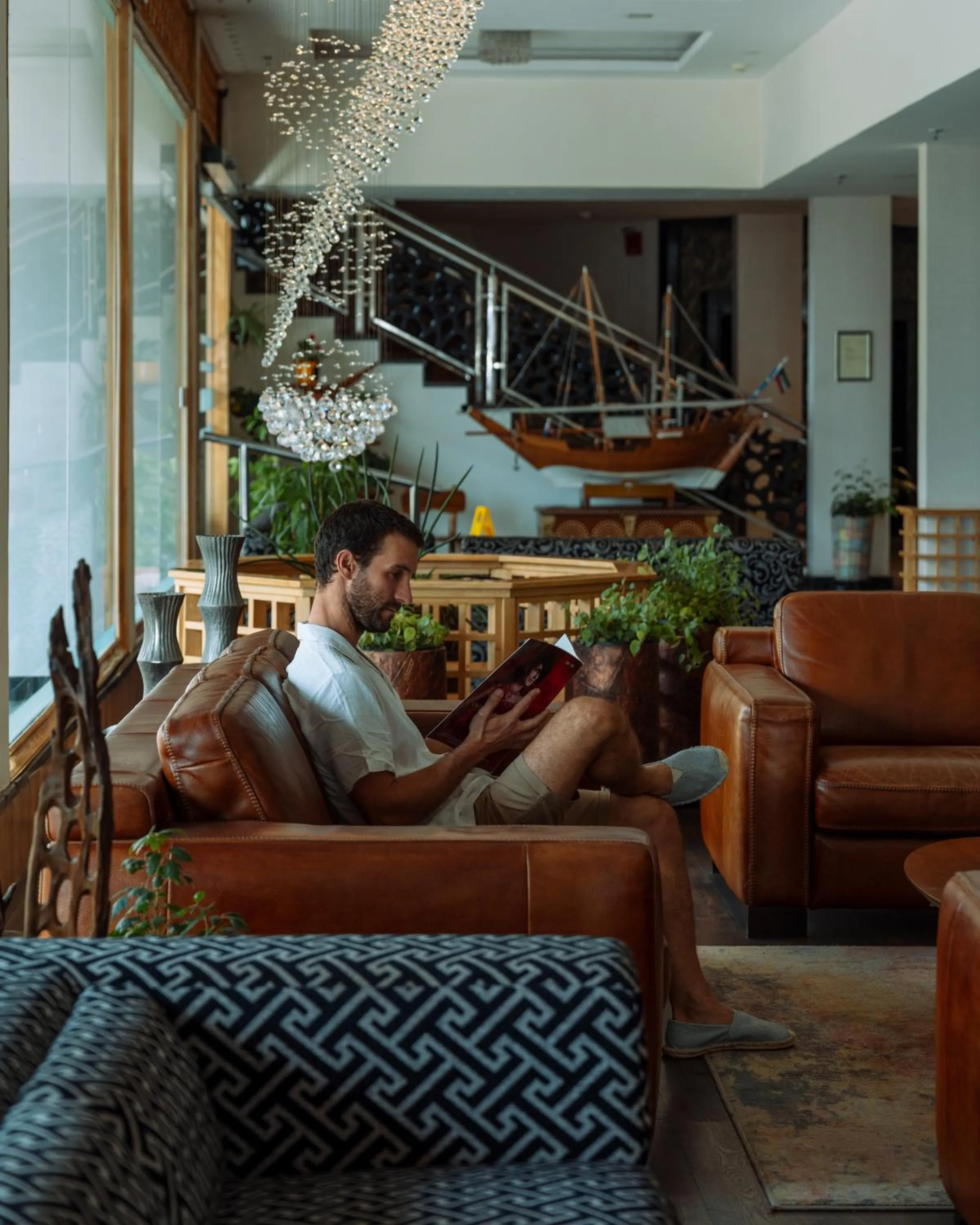 Seating area in The Panoramic Getaway